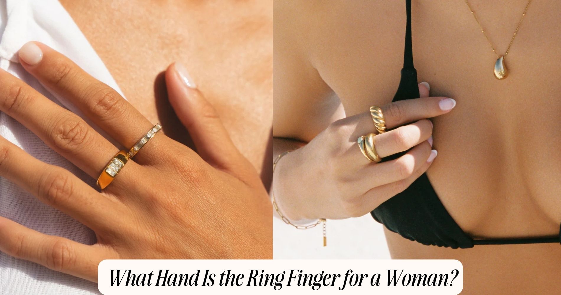what hand is the ring finger for a woman