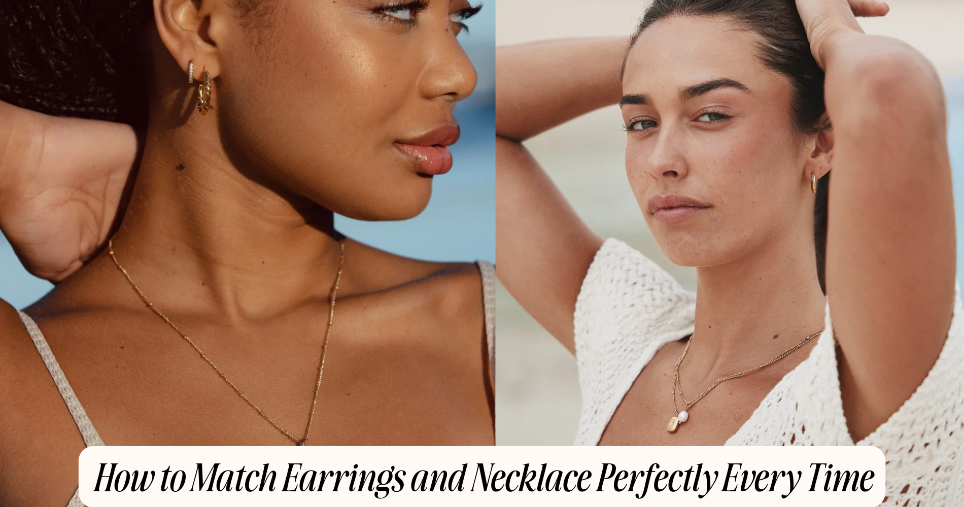 how to match earrings and necklace