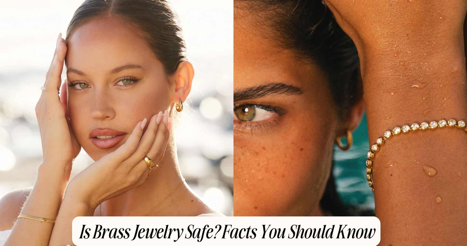 is brass jewelry safe