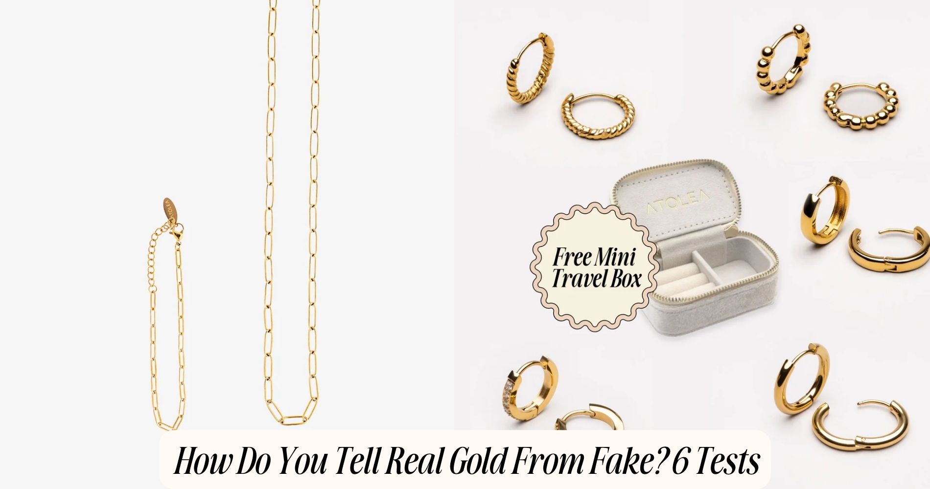 how do you tell real gold from fake