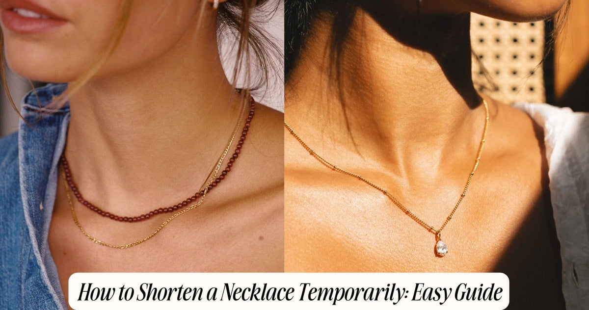 how to shorten a necklace temporarily