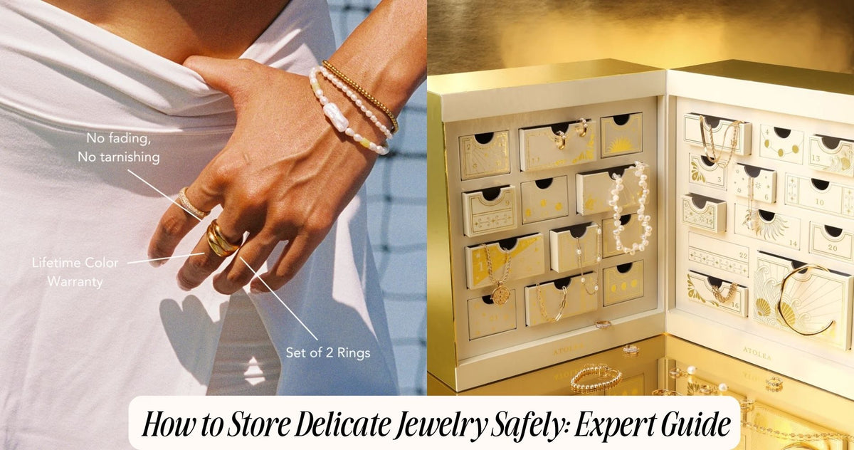 how to store delicate jewelry safely