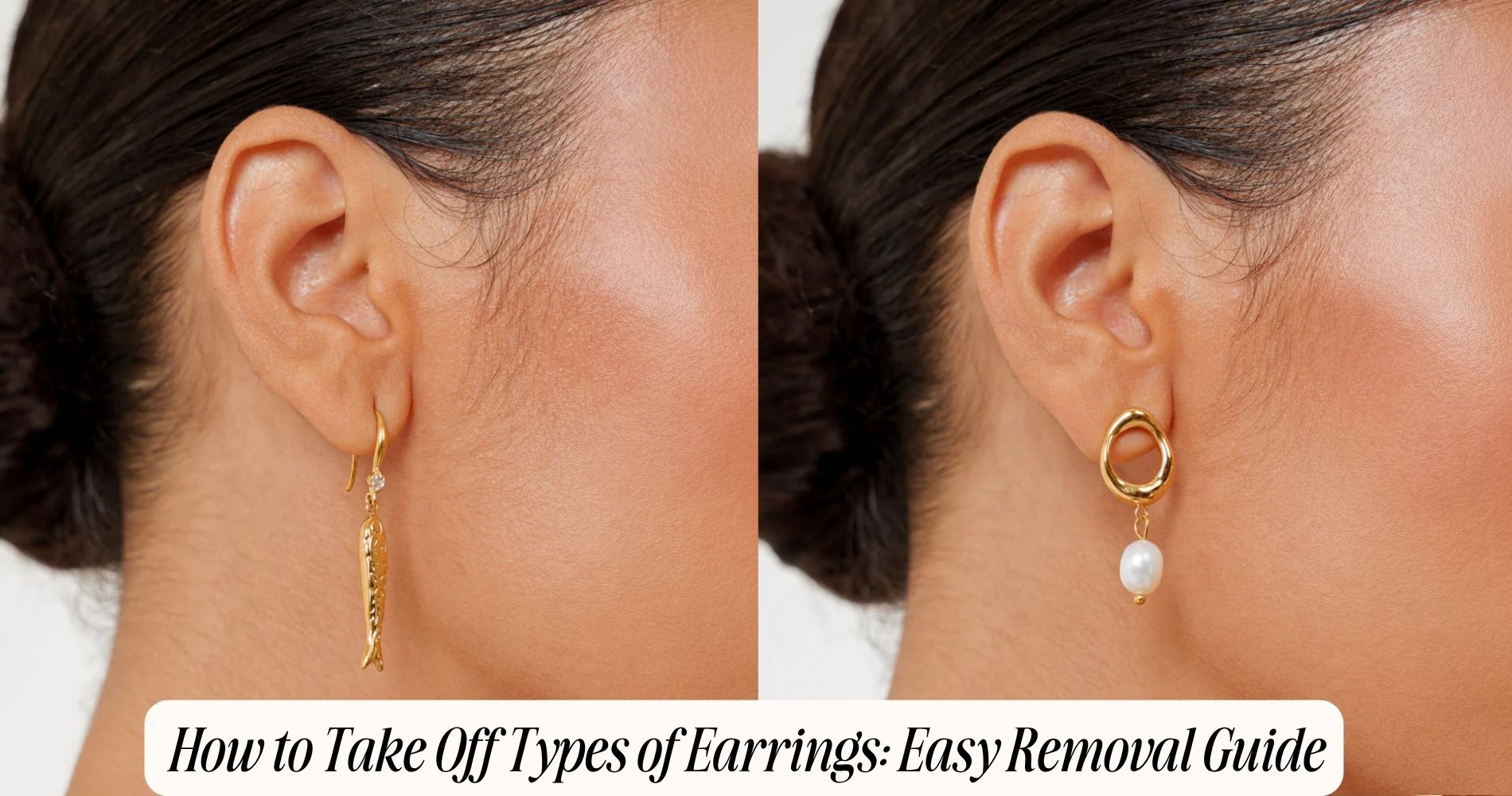 how to take off types of earrings