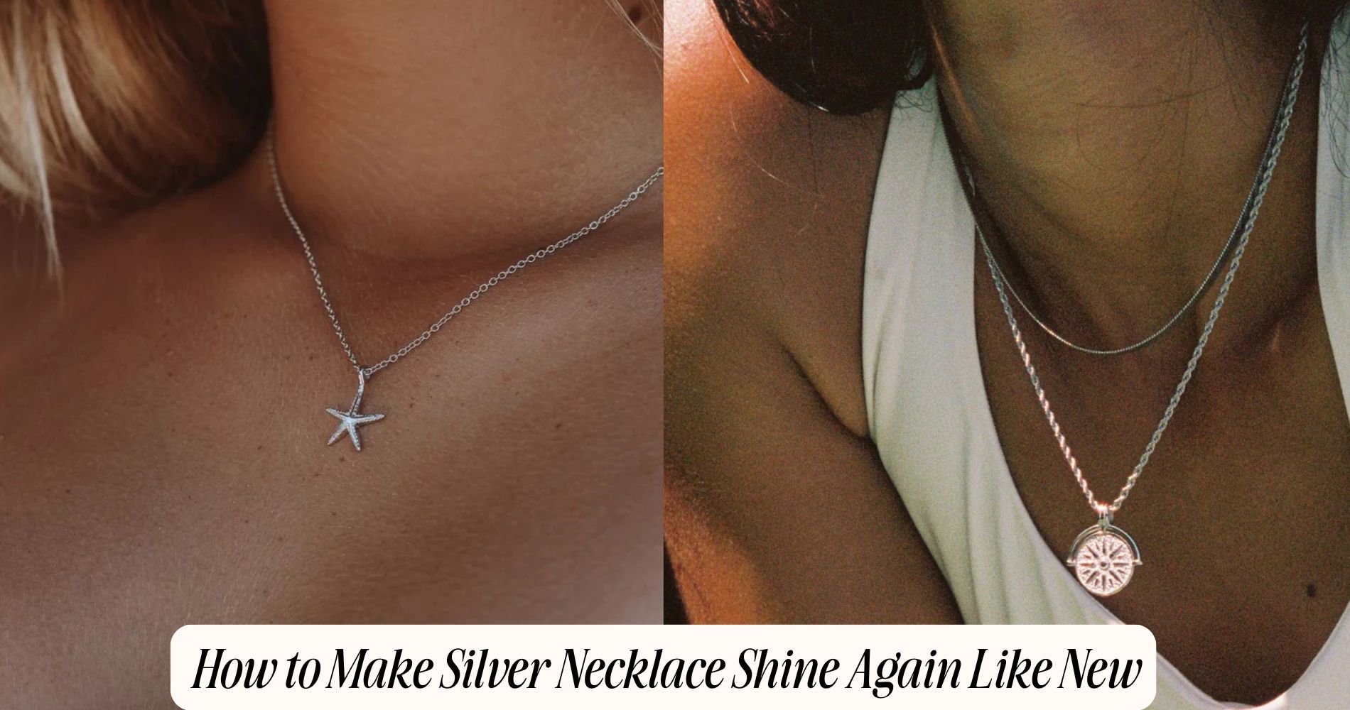 how to make silver necklace shine again