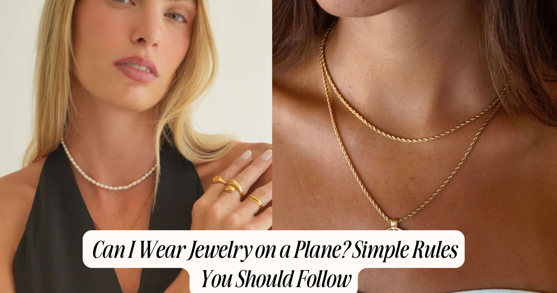 can i wear jewelry on a plane