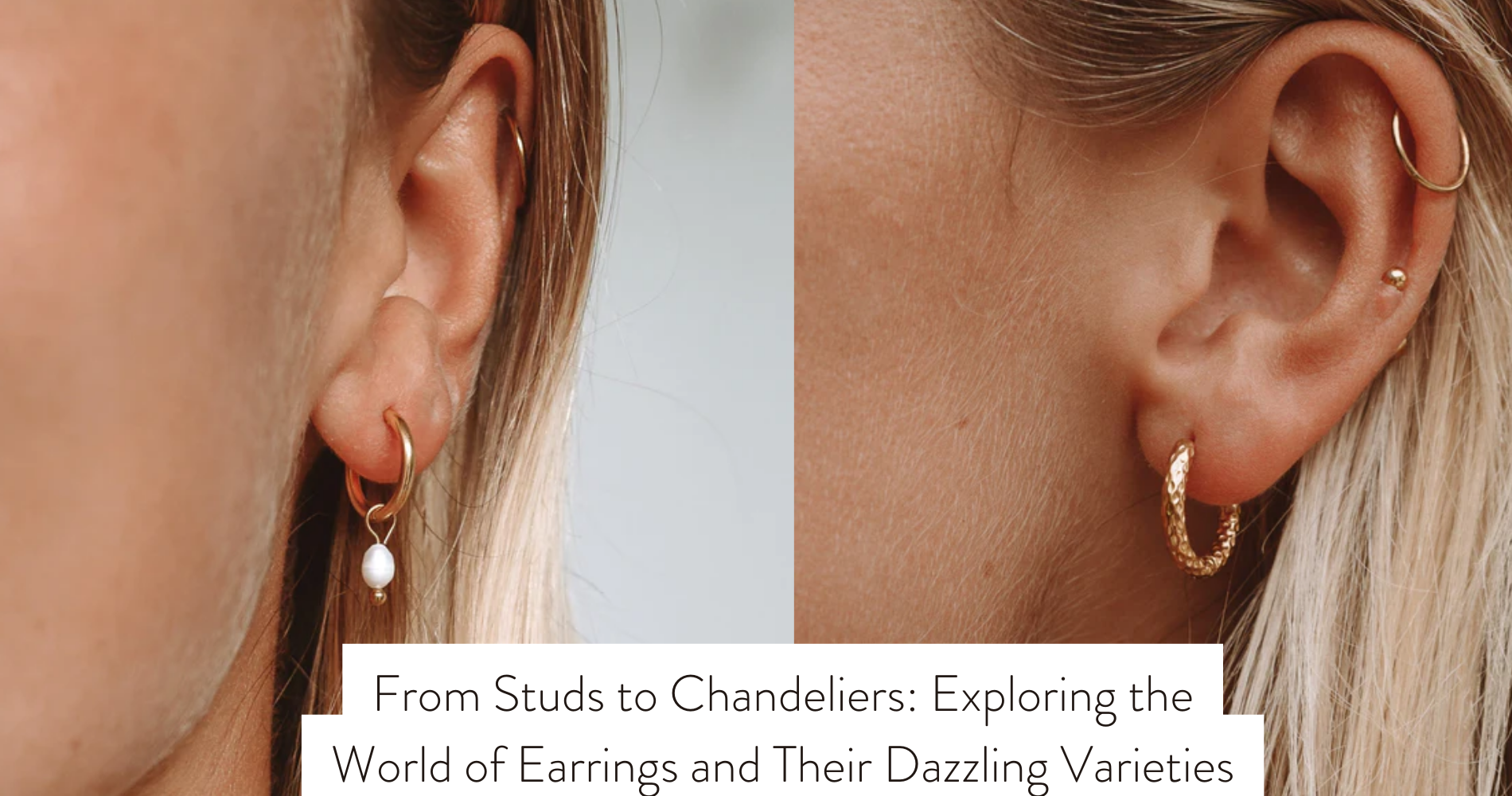 all types of earrings