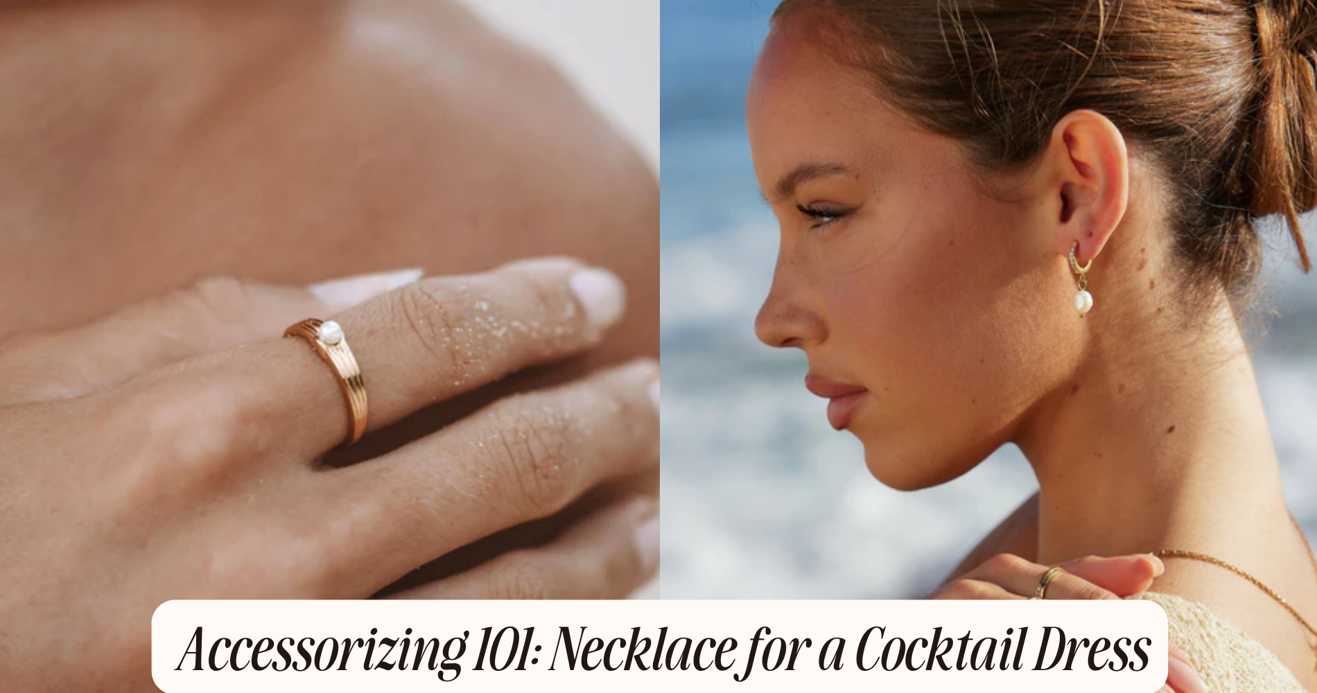 jewelry to wear with gold dress