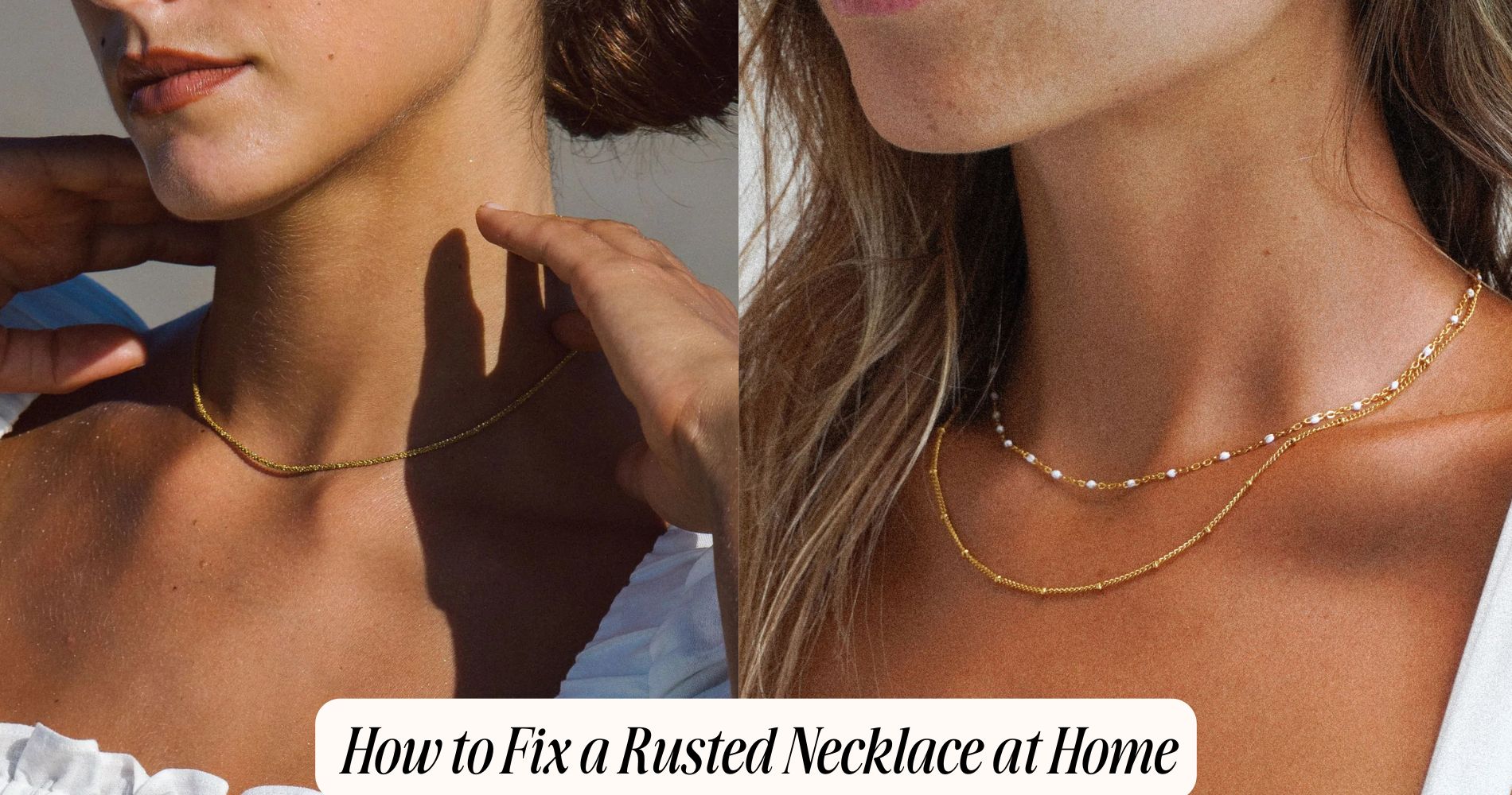 how to fix a rusted necklace
