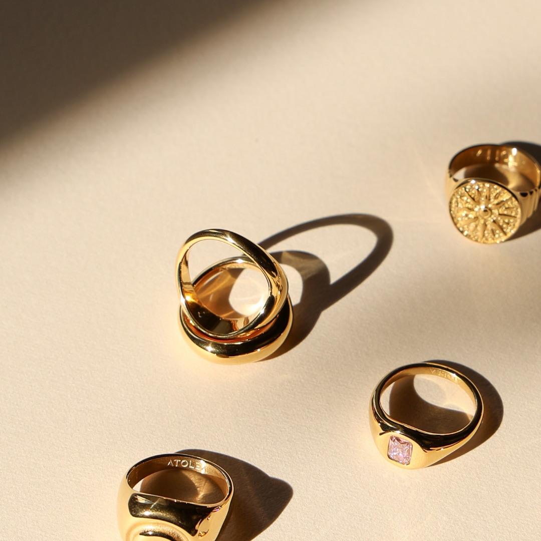 Gold Stacking Rings