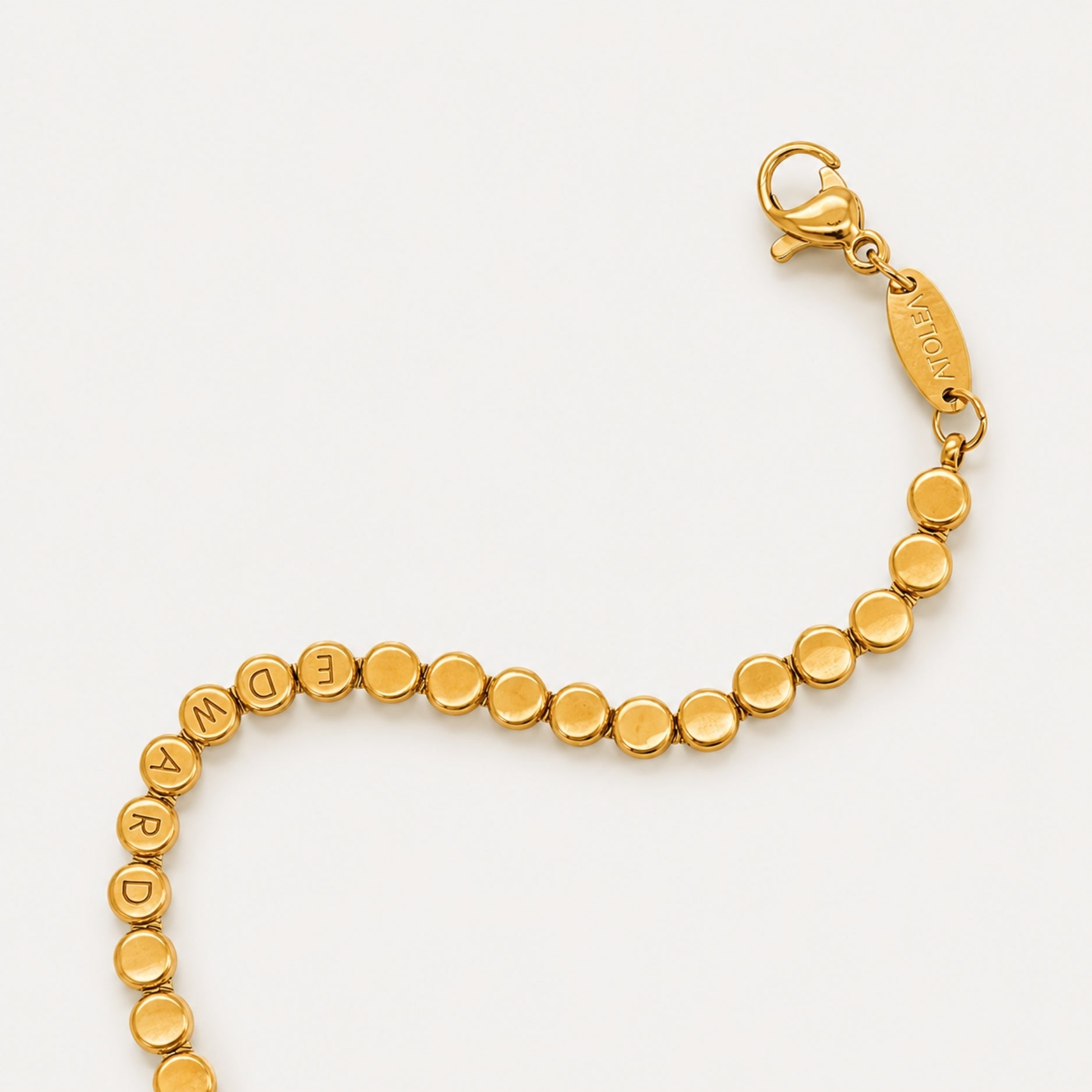 Beaded Engrave Bracelet