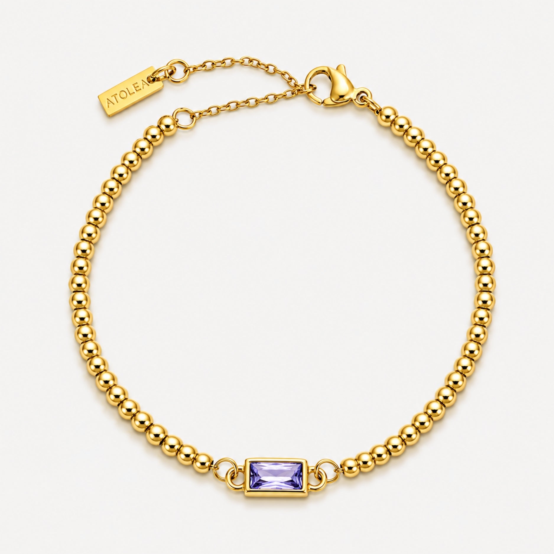 Birthstone Bracelet December Tanzanite