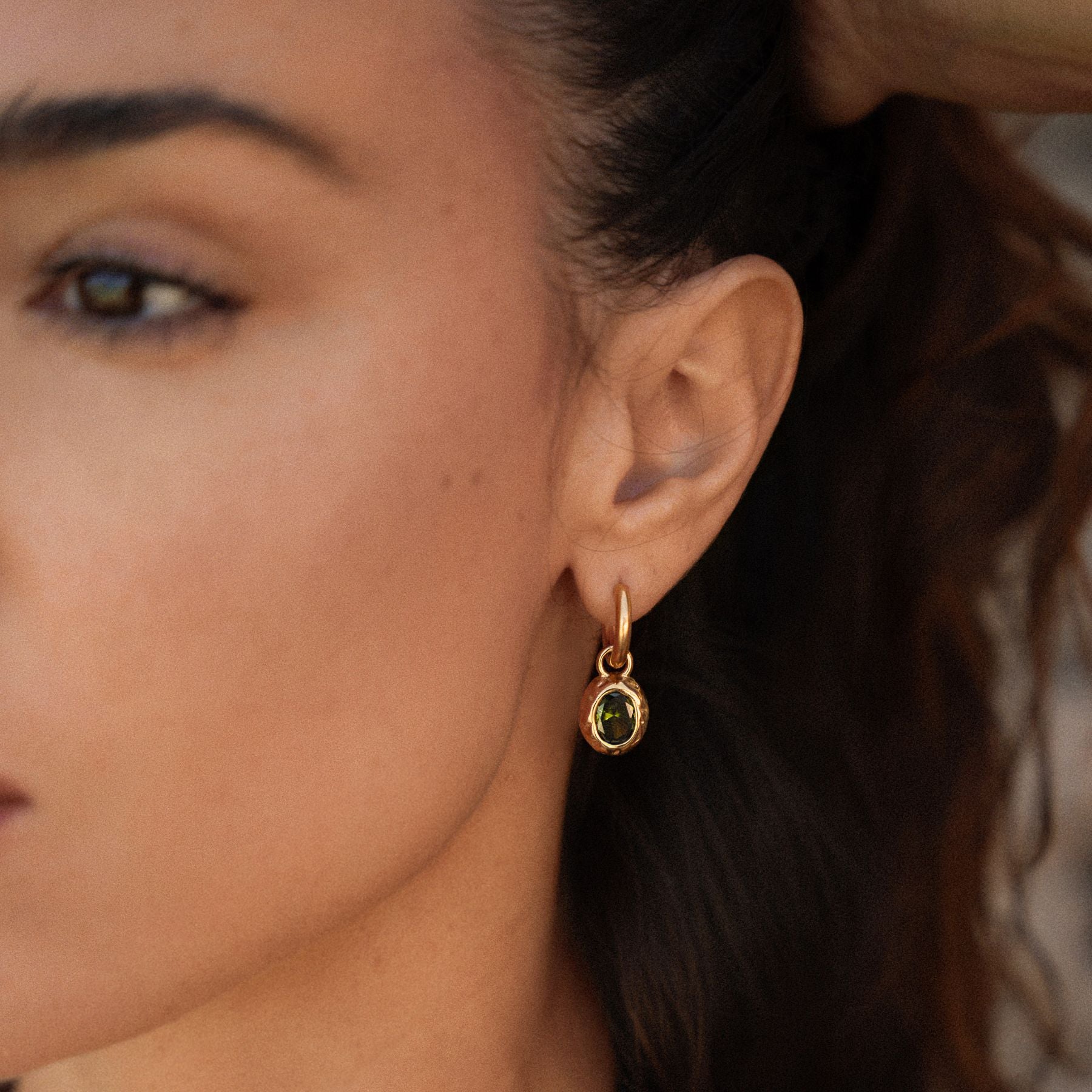 Bold Green Hoops