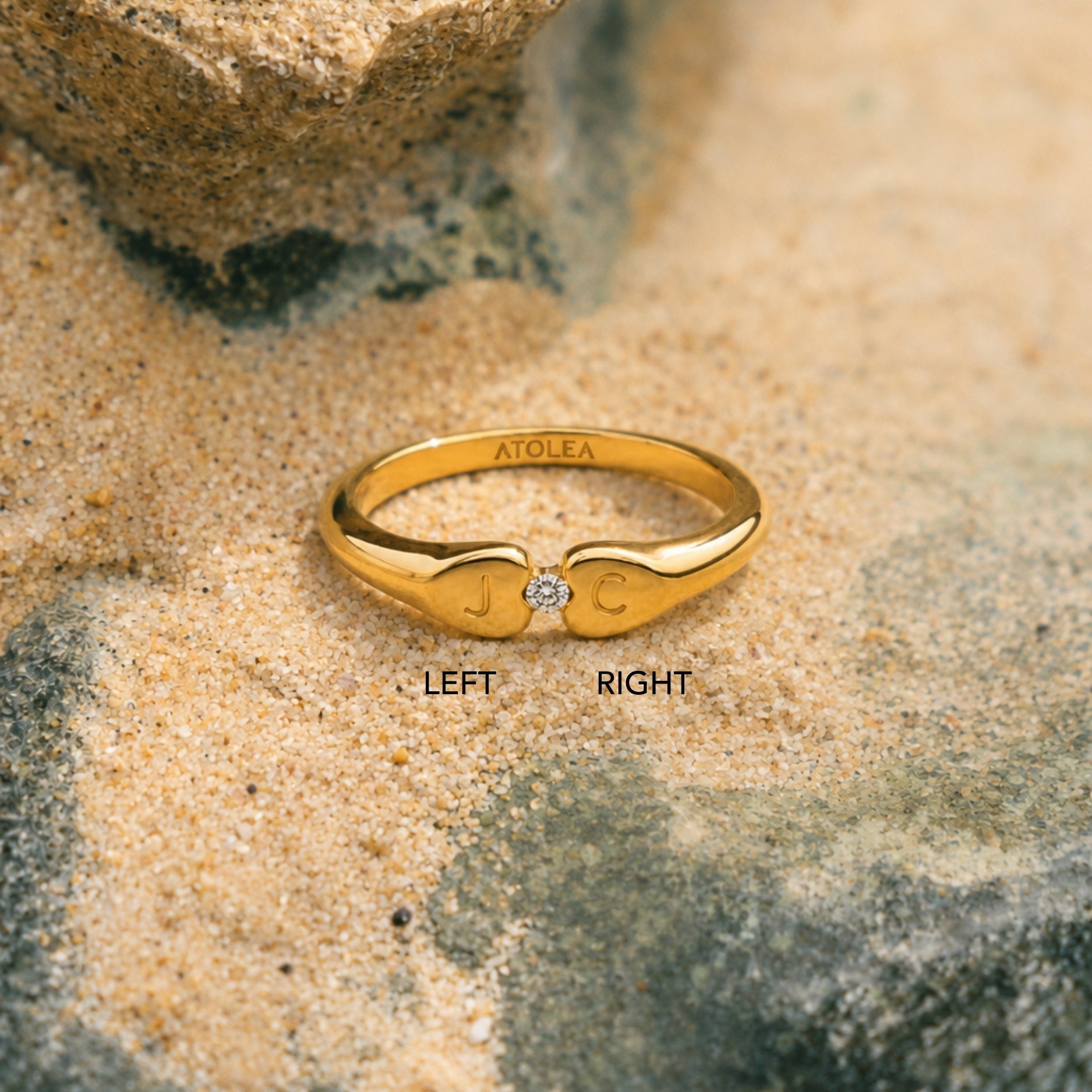 Crystal Duo Ring