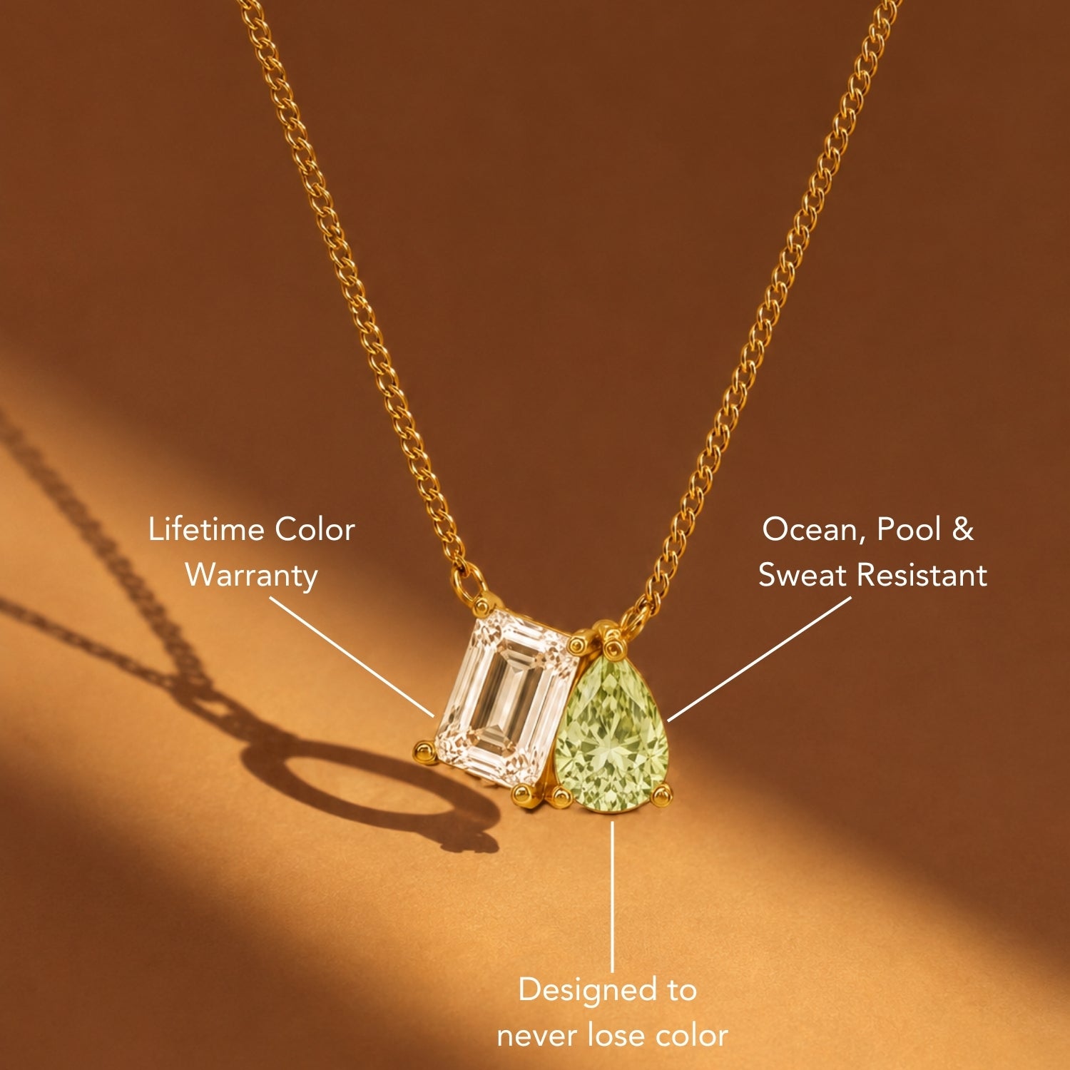 Crystal Peridot Necklace
