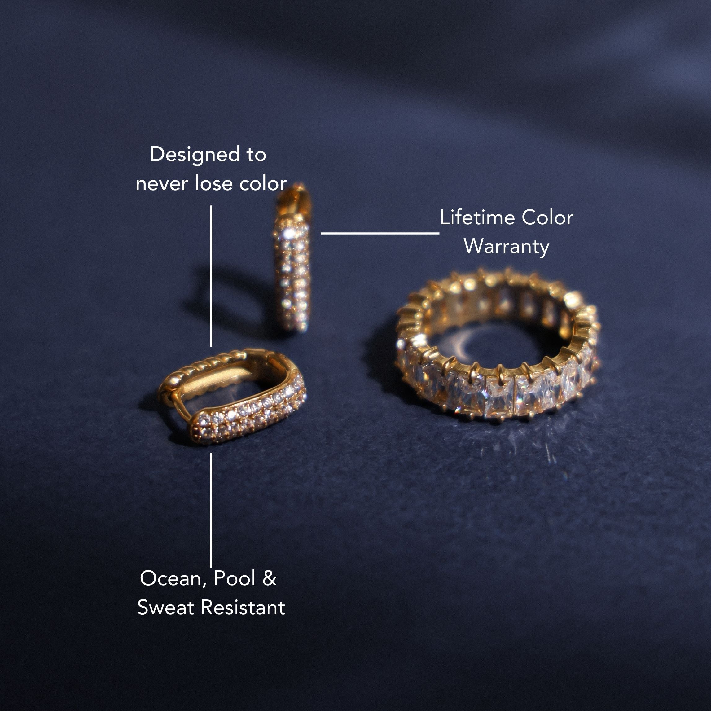 Glacier Hoop Earrings