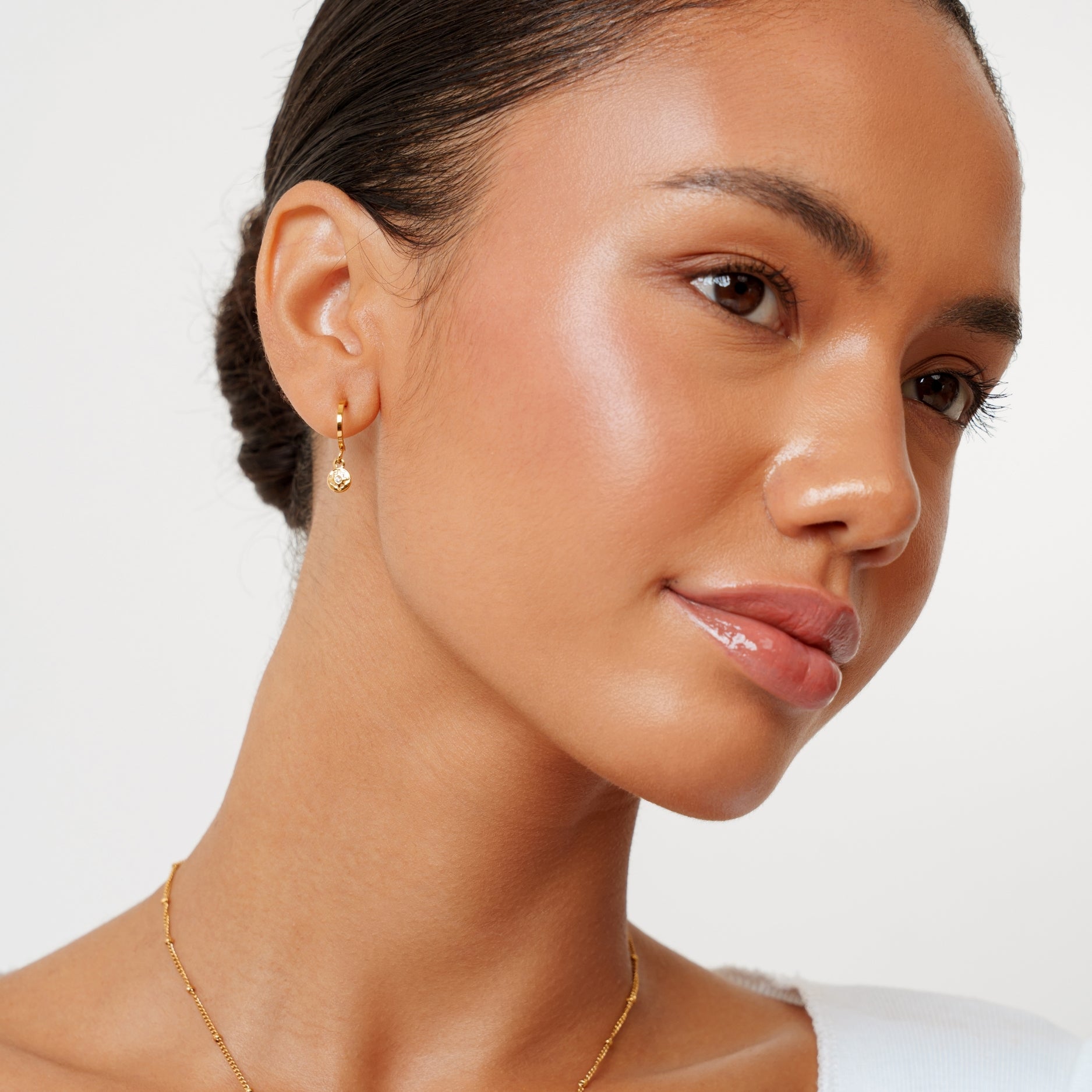 Golden Northstar Earrings