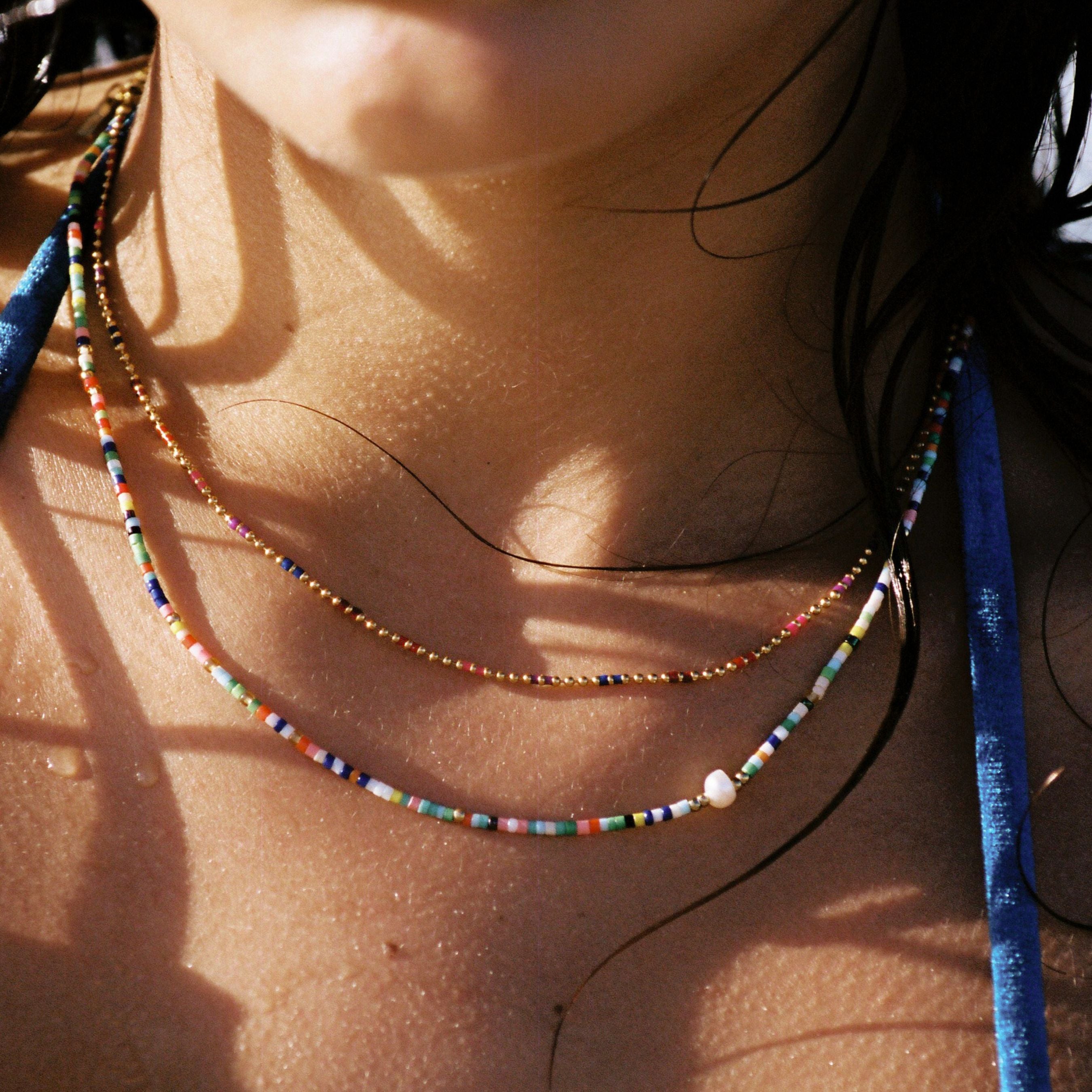 Multicolor Dainty Choker