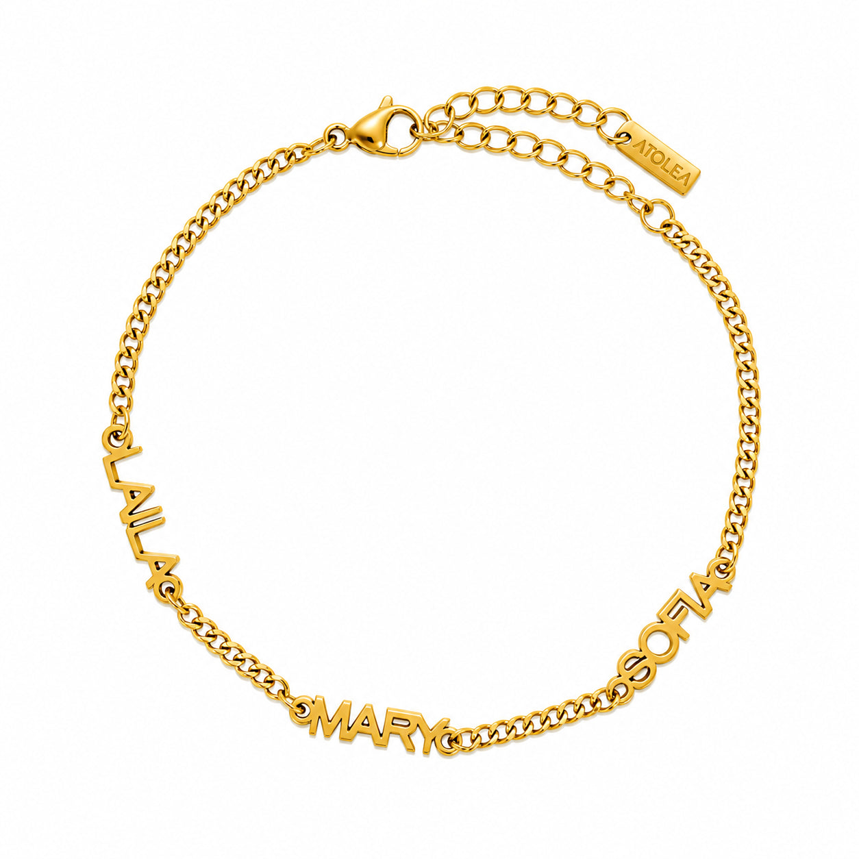 Name Bracelet Gold