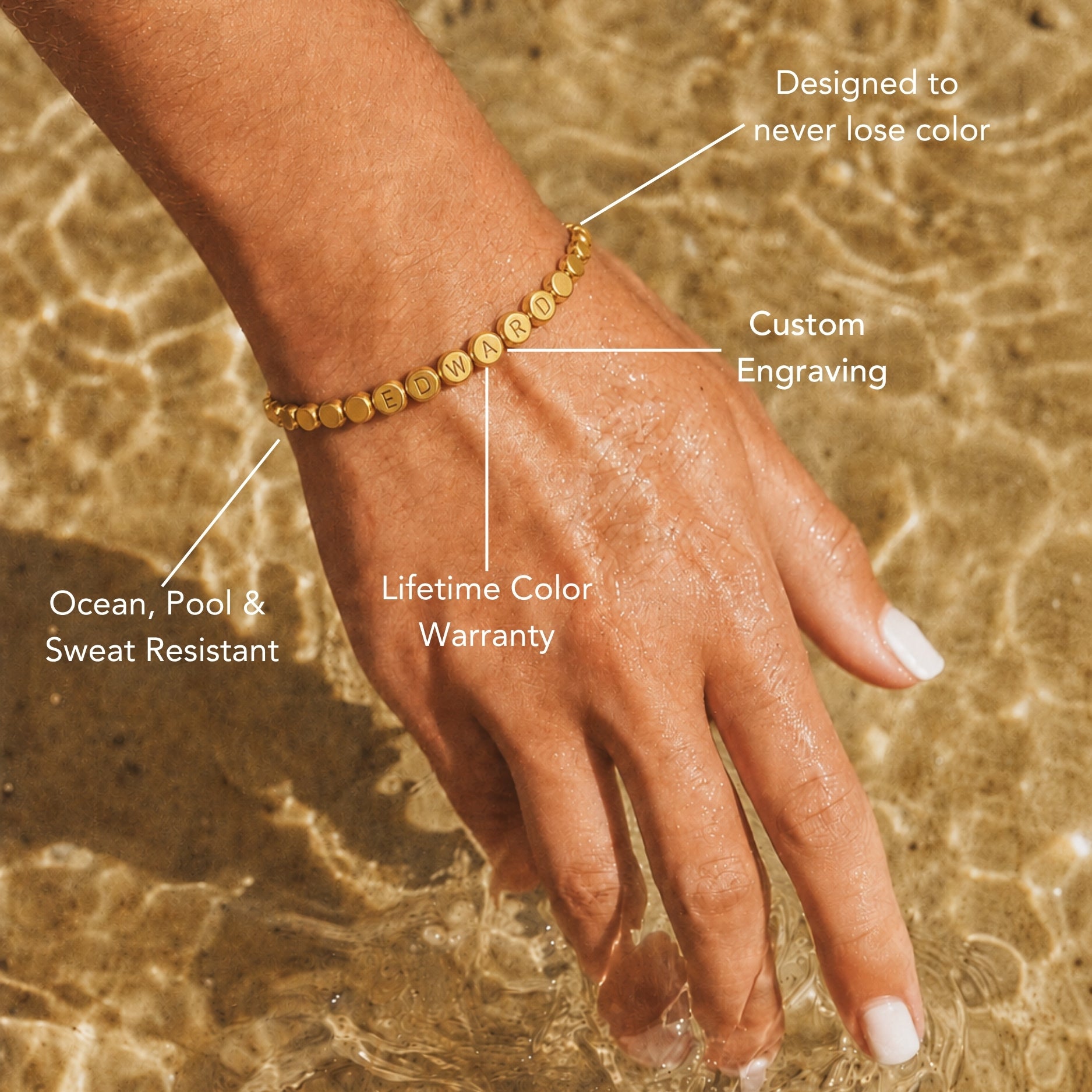 Personalized Gold Bracelet