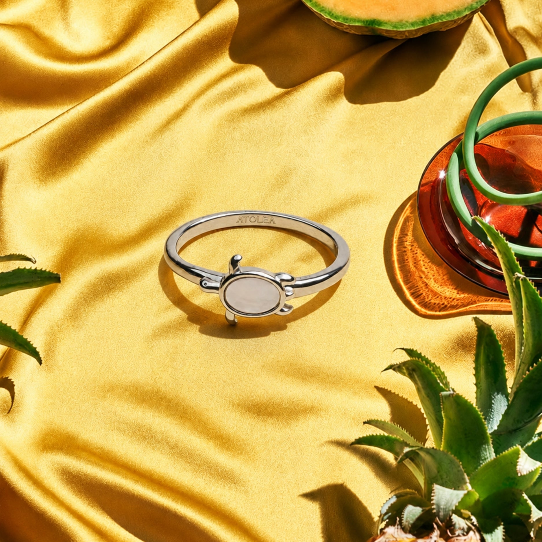 Sea Turtle Ring Silver
