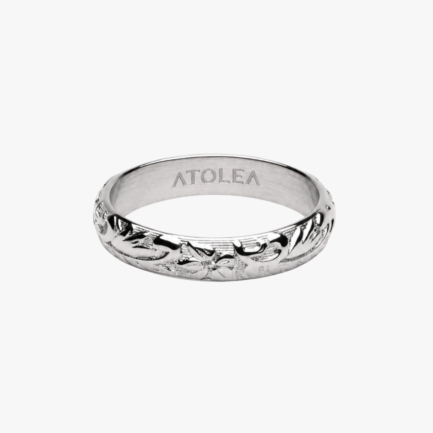 Silver Floral Ring