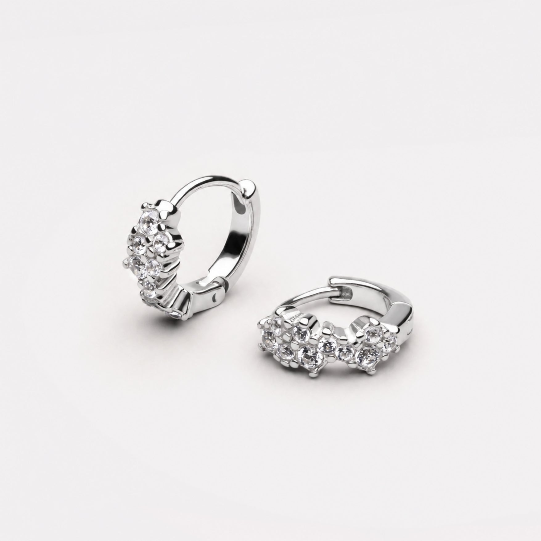 Silver Starlight Earrings