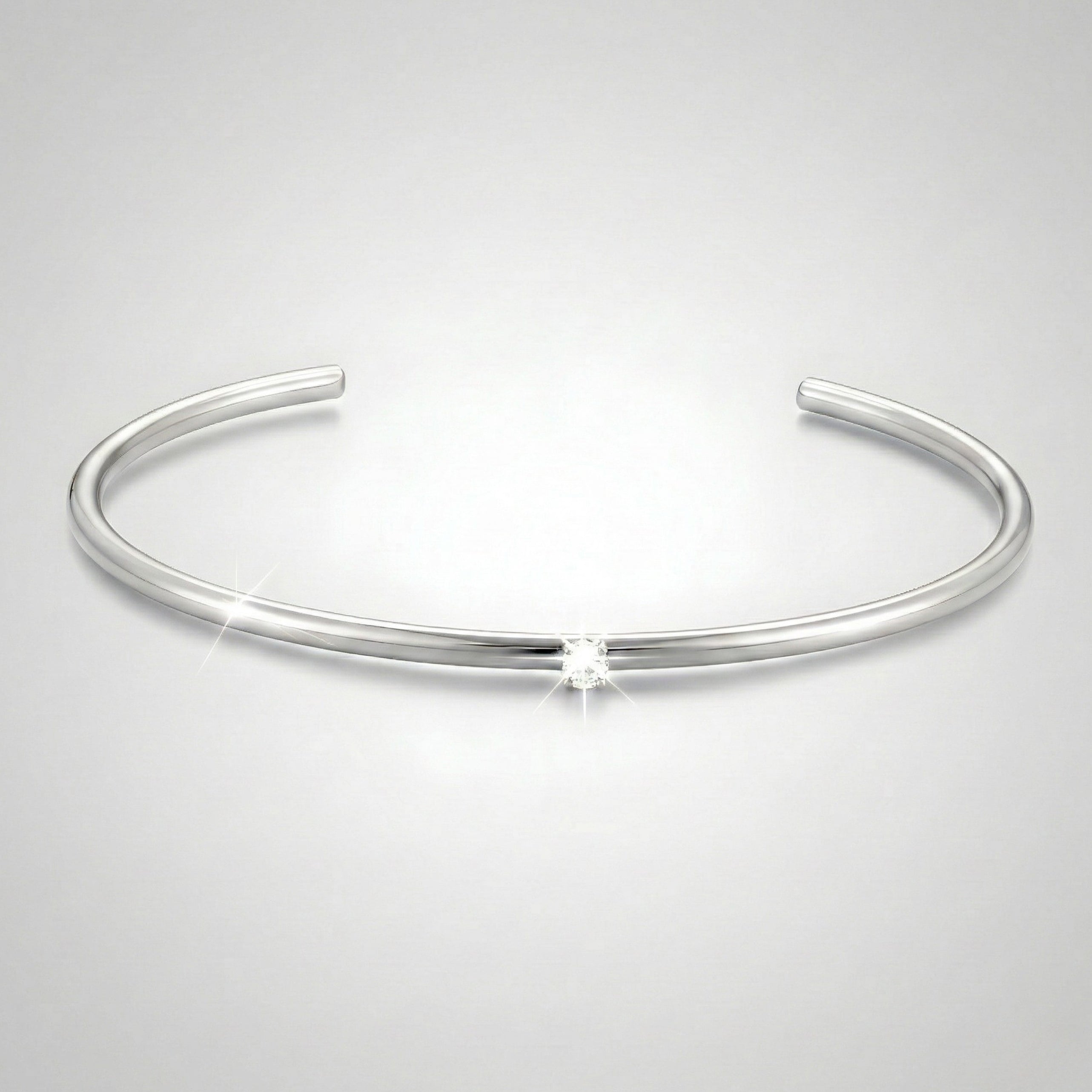 Silver Thin Cuff