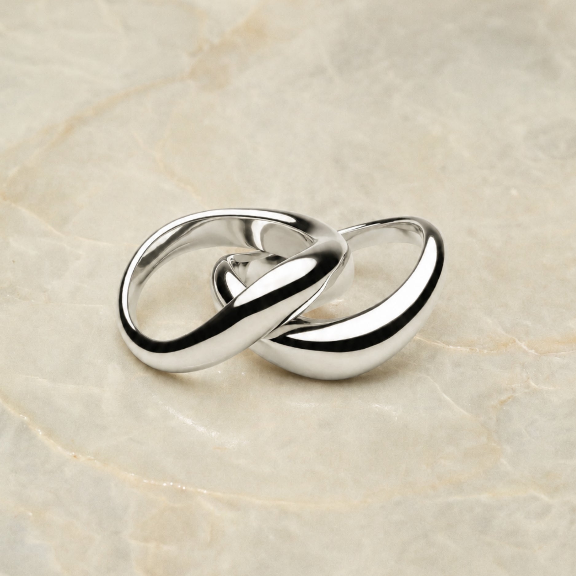 Silver Trouble Ring