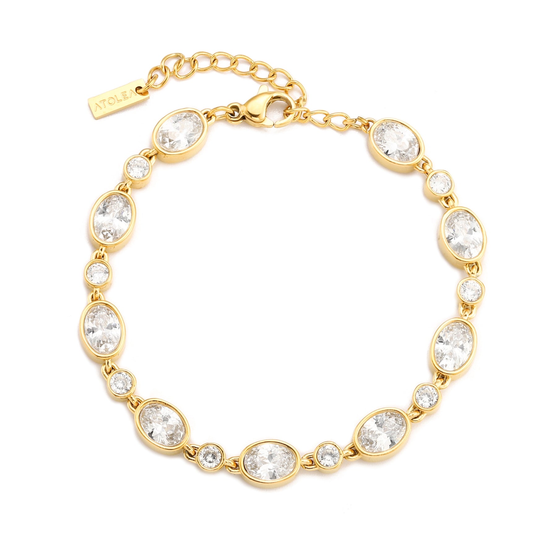 Tennis Gold Bracelet