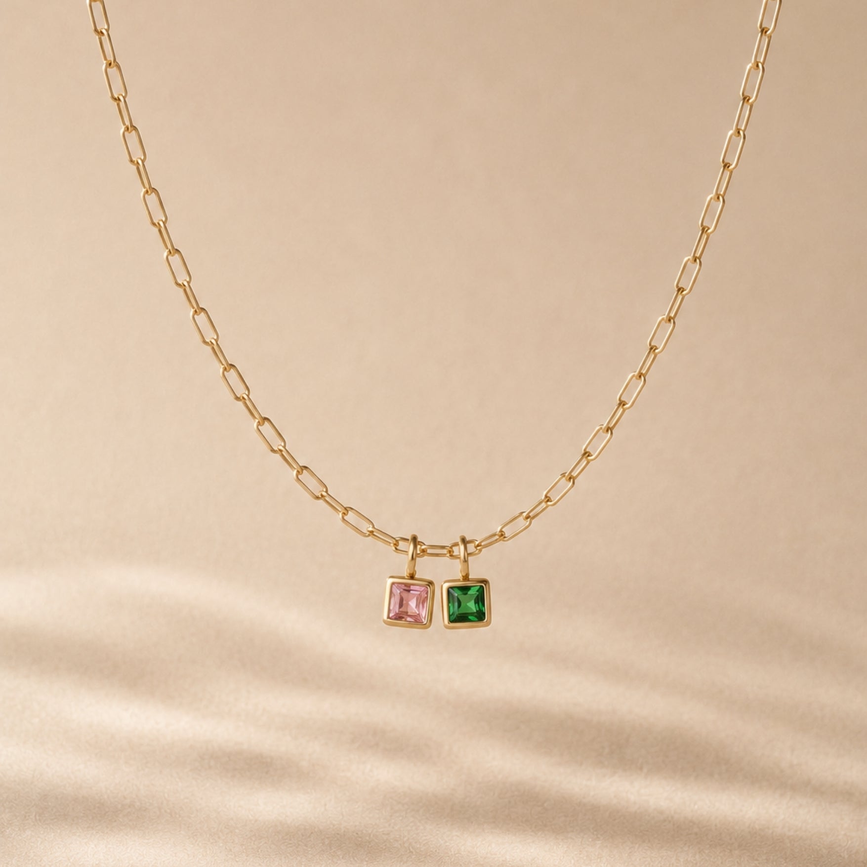 Two Paperclip Necklace