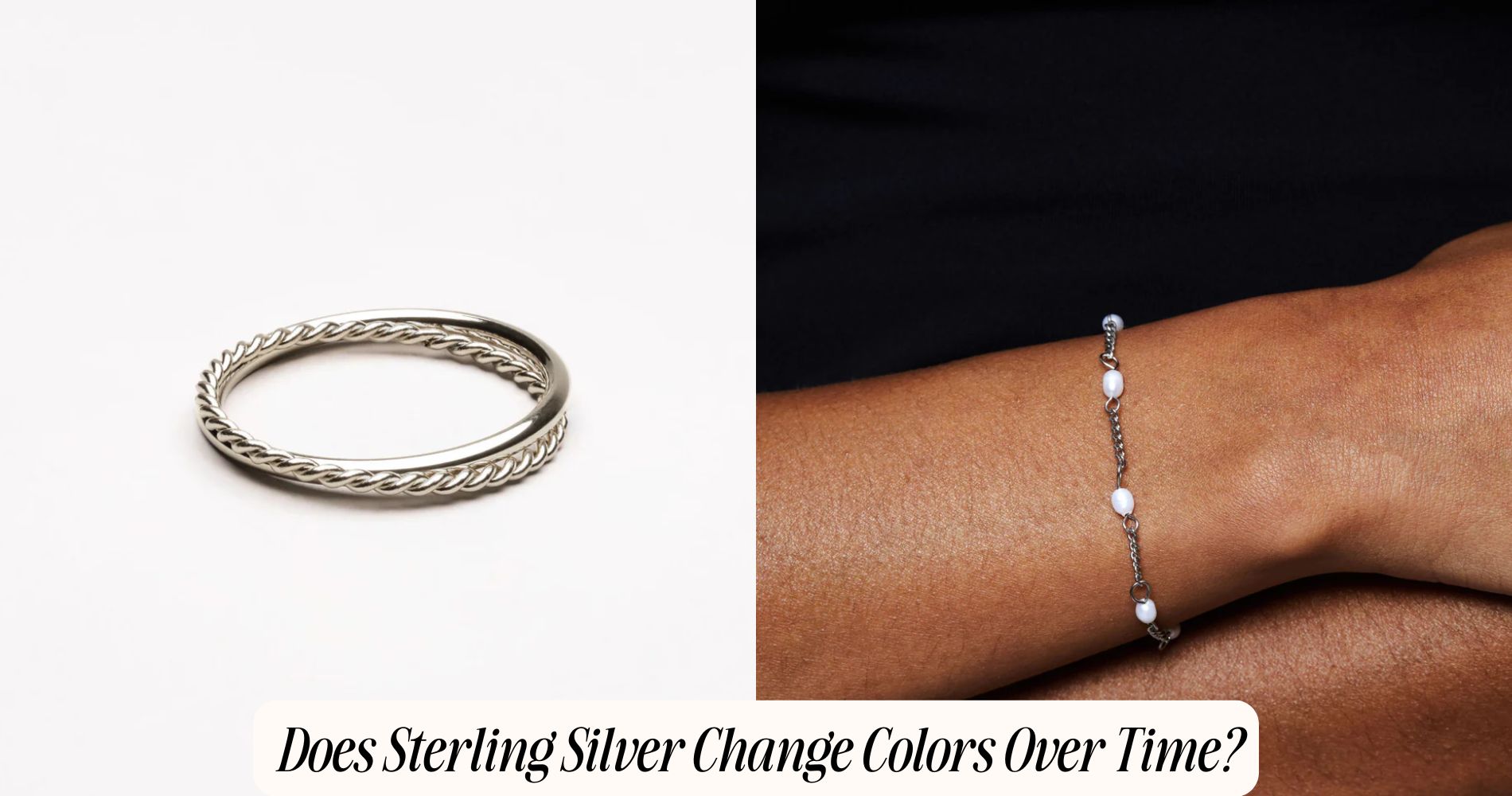 does sterling silver change colors