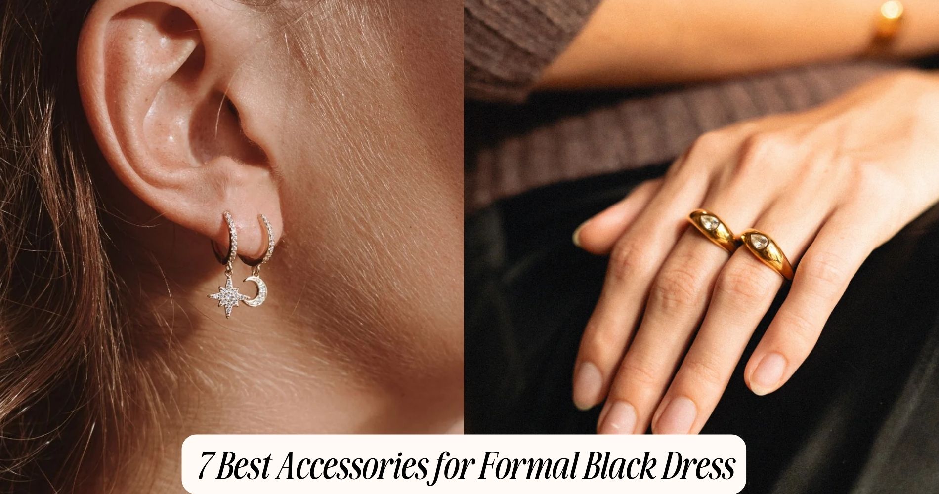 accessories for formal black dress