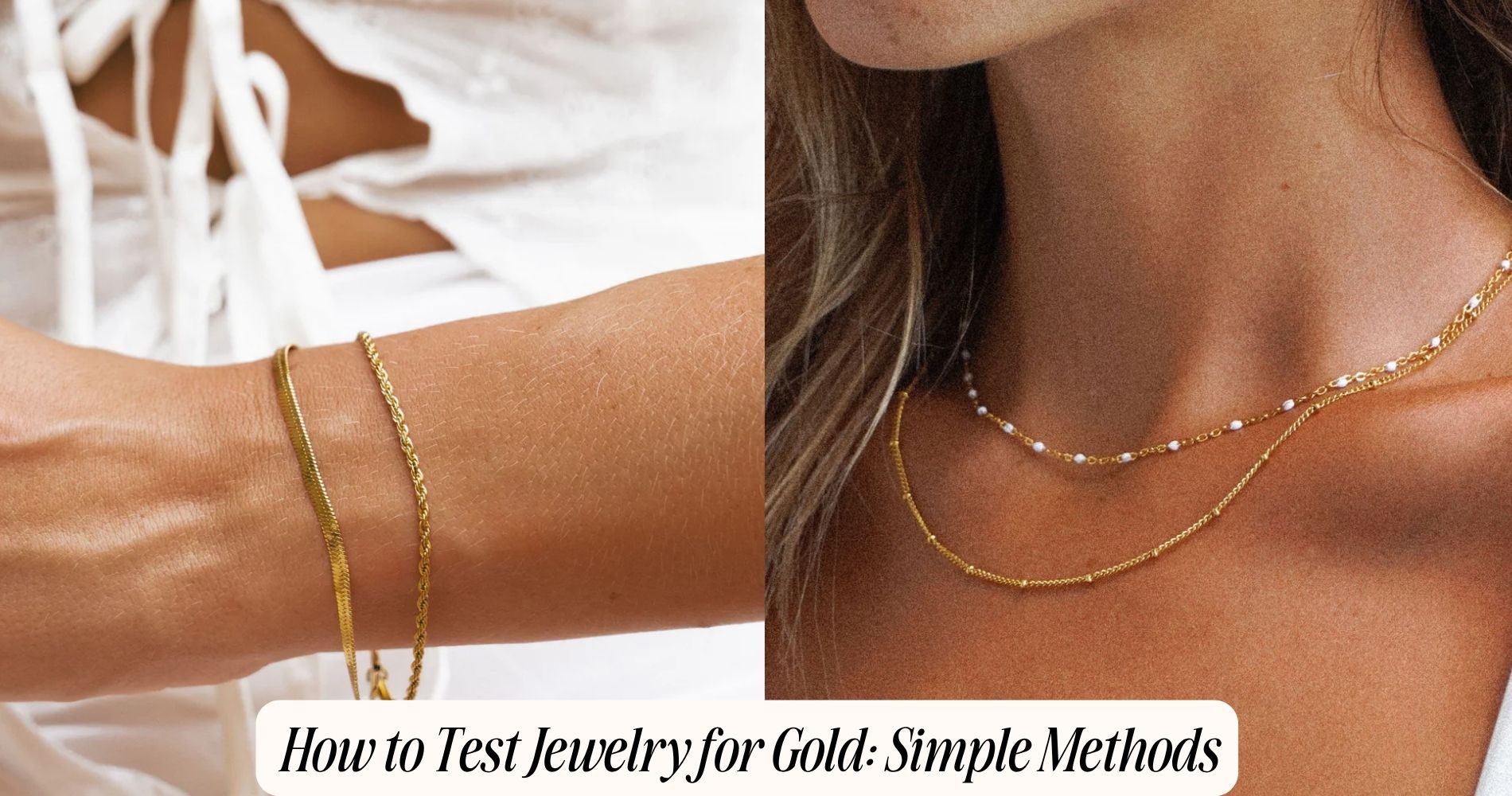 how do you test jewelry for gold