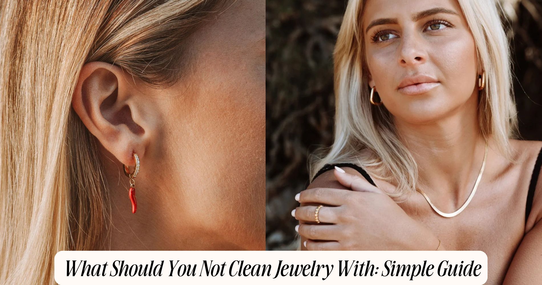 what should you not clean jewelry with​