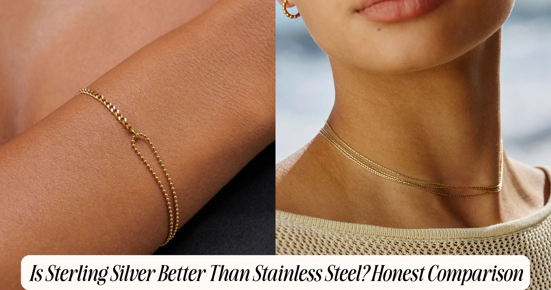 is sterling silver better than stainless steel