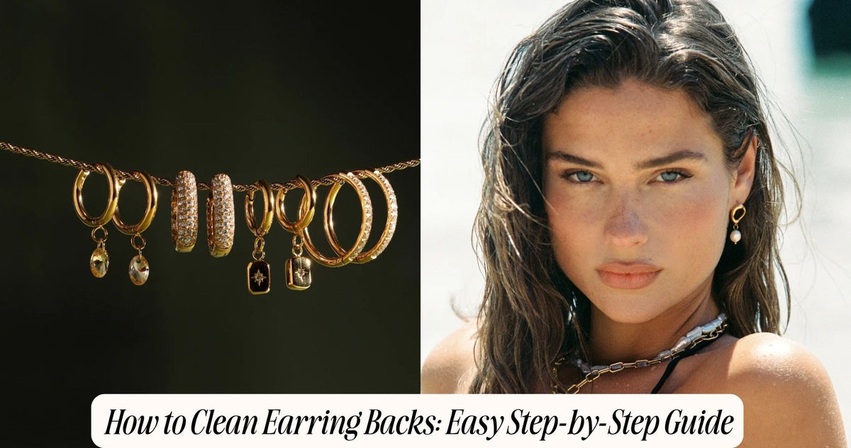 how to clean earring backs
