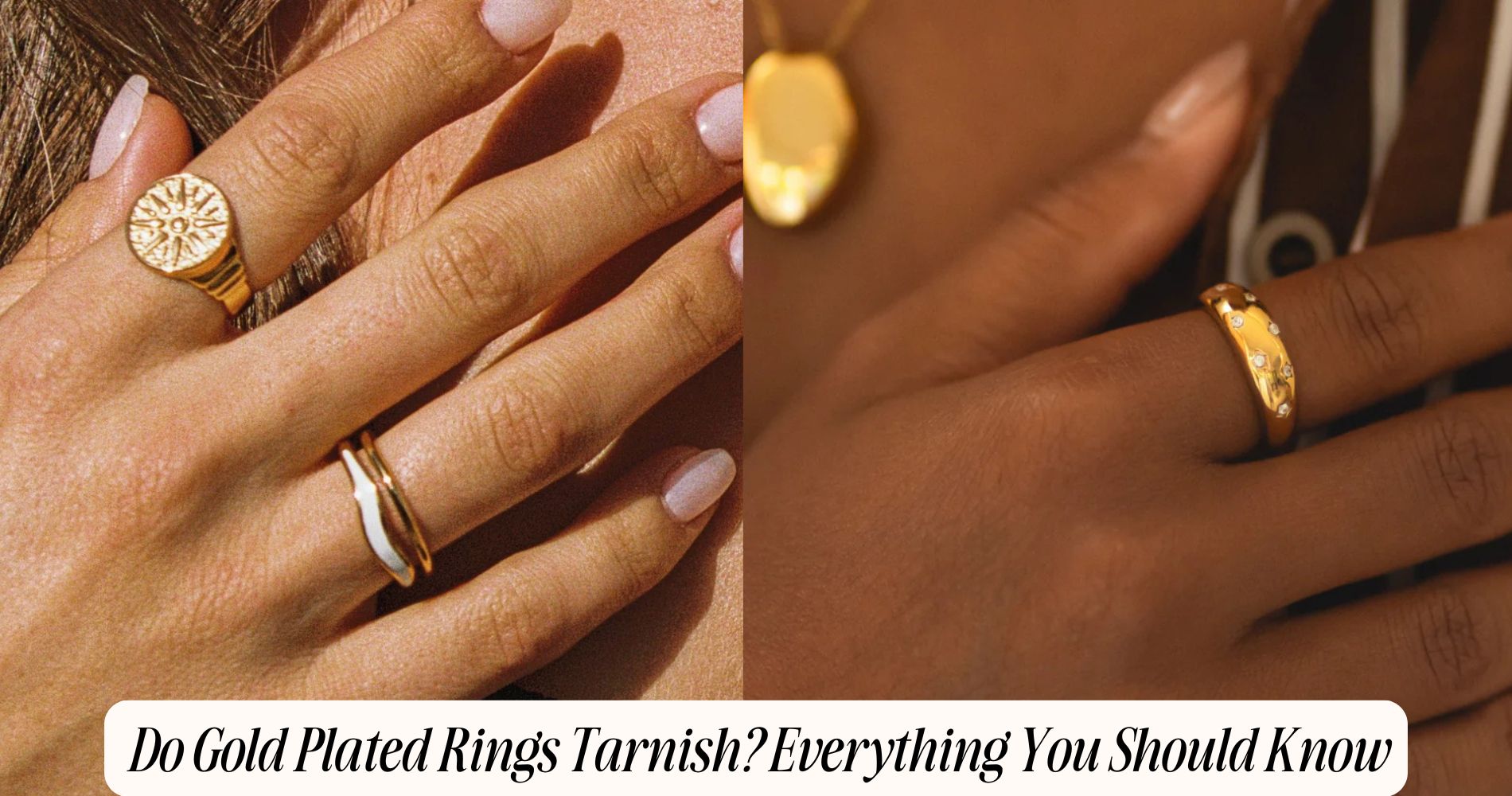 do gold plated rings tarnish​