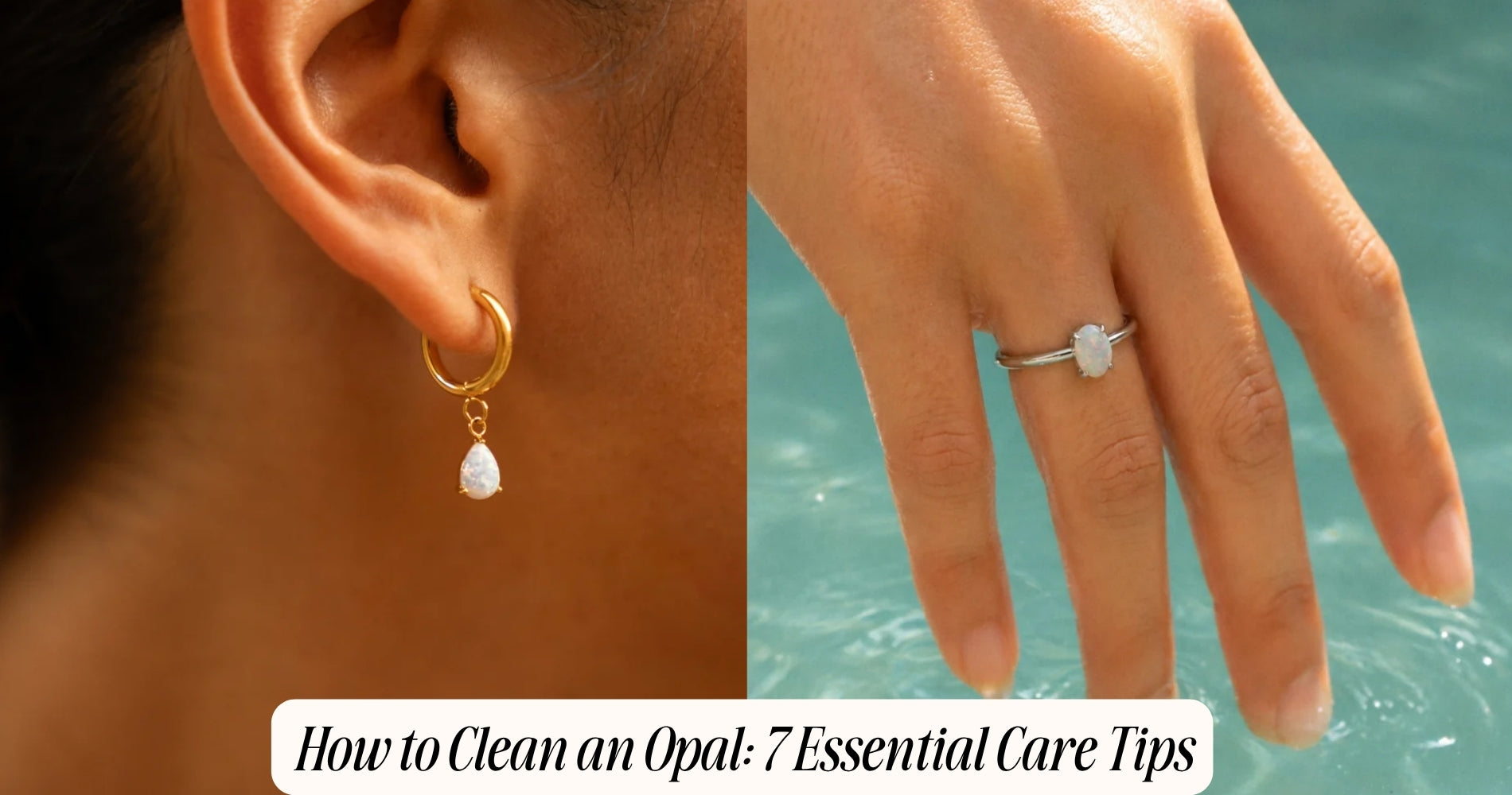 how to clean an opal