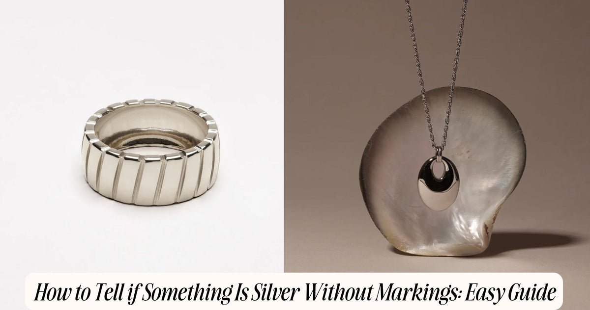 how to tell if something is silver without markings