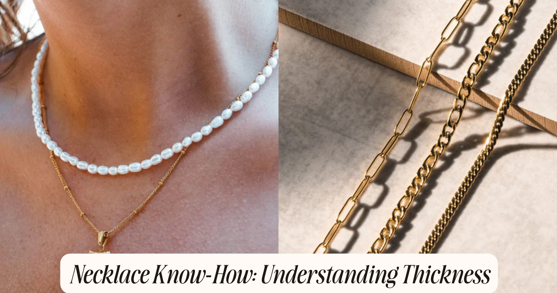 thickness of necklaces