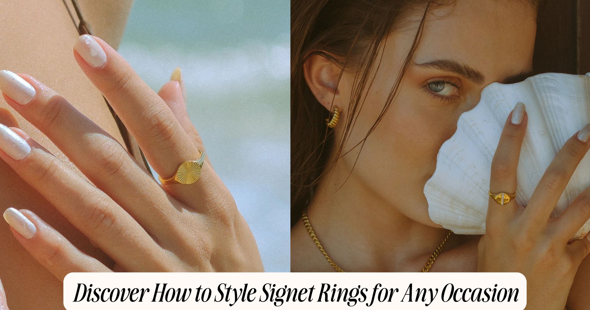 how to style signet rings