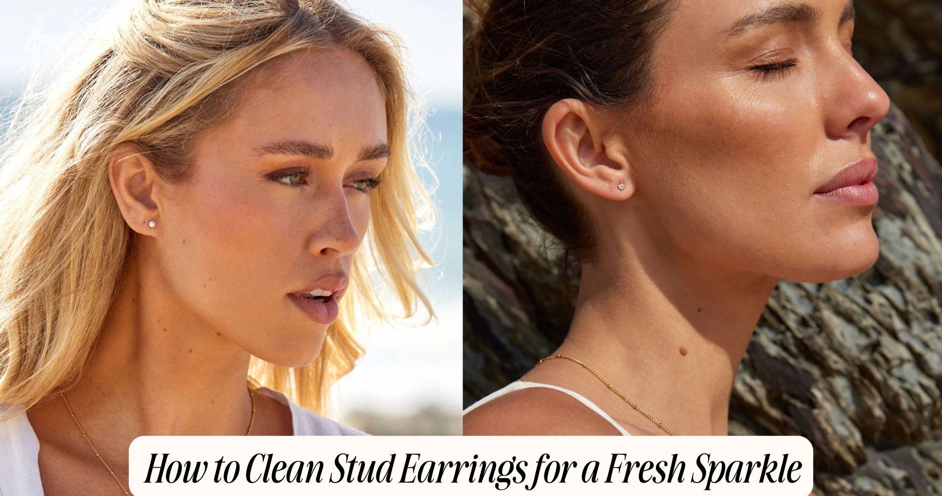 how to clean stud earrings