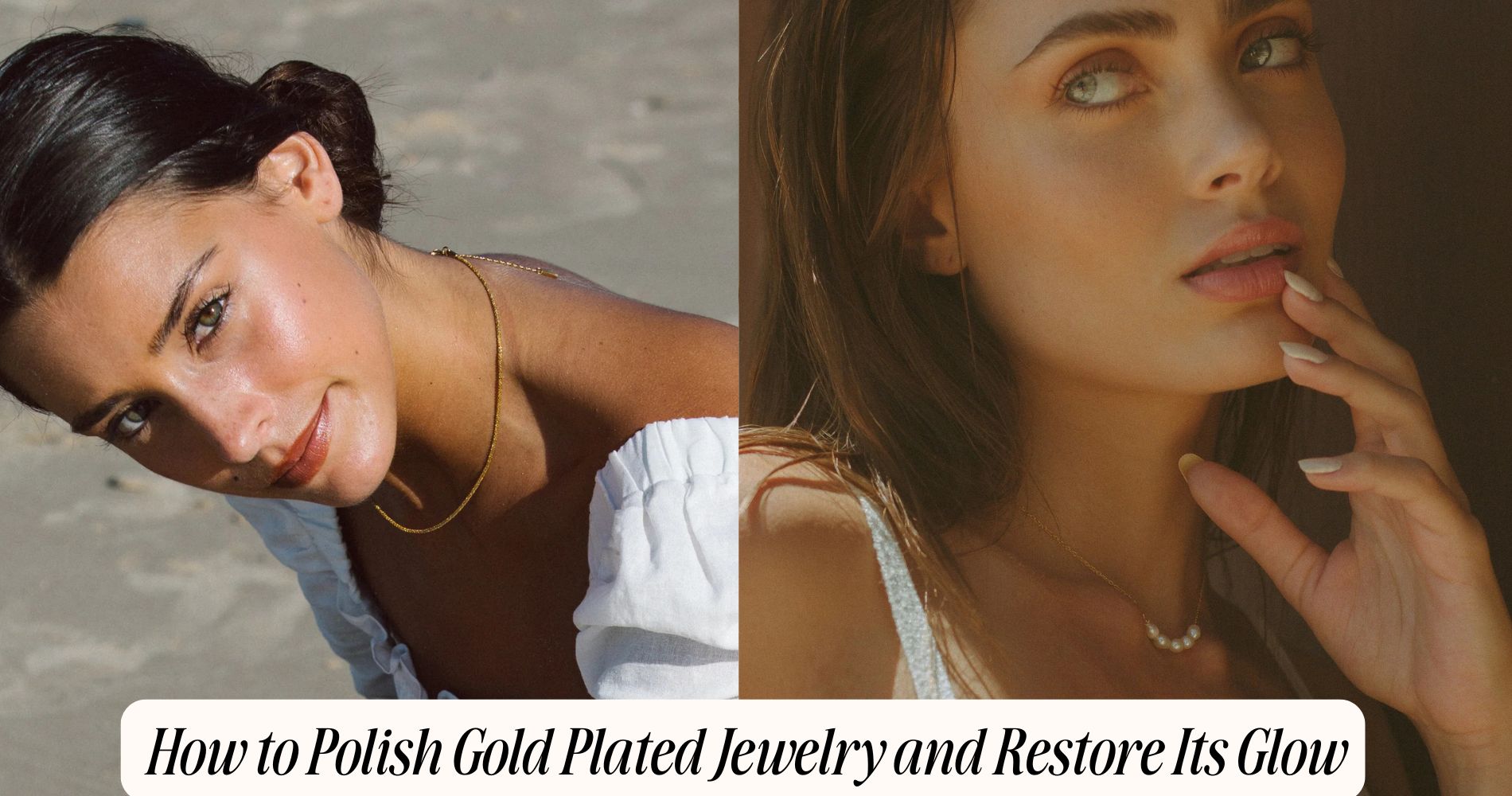 how to polish gold plated jewelry​