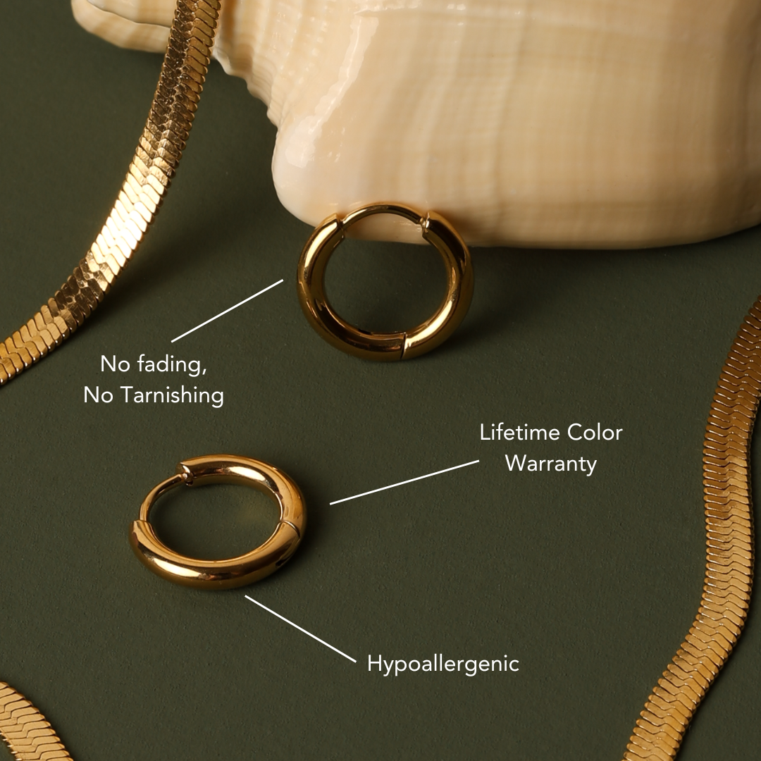Bold Huggie Hoops