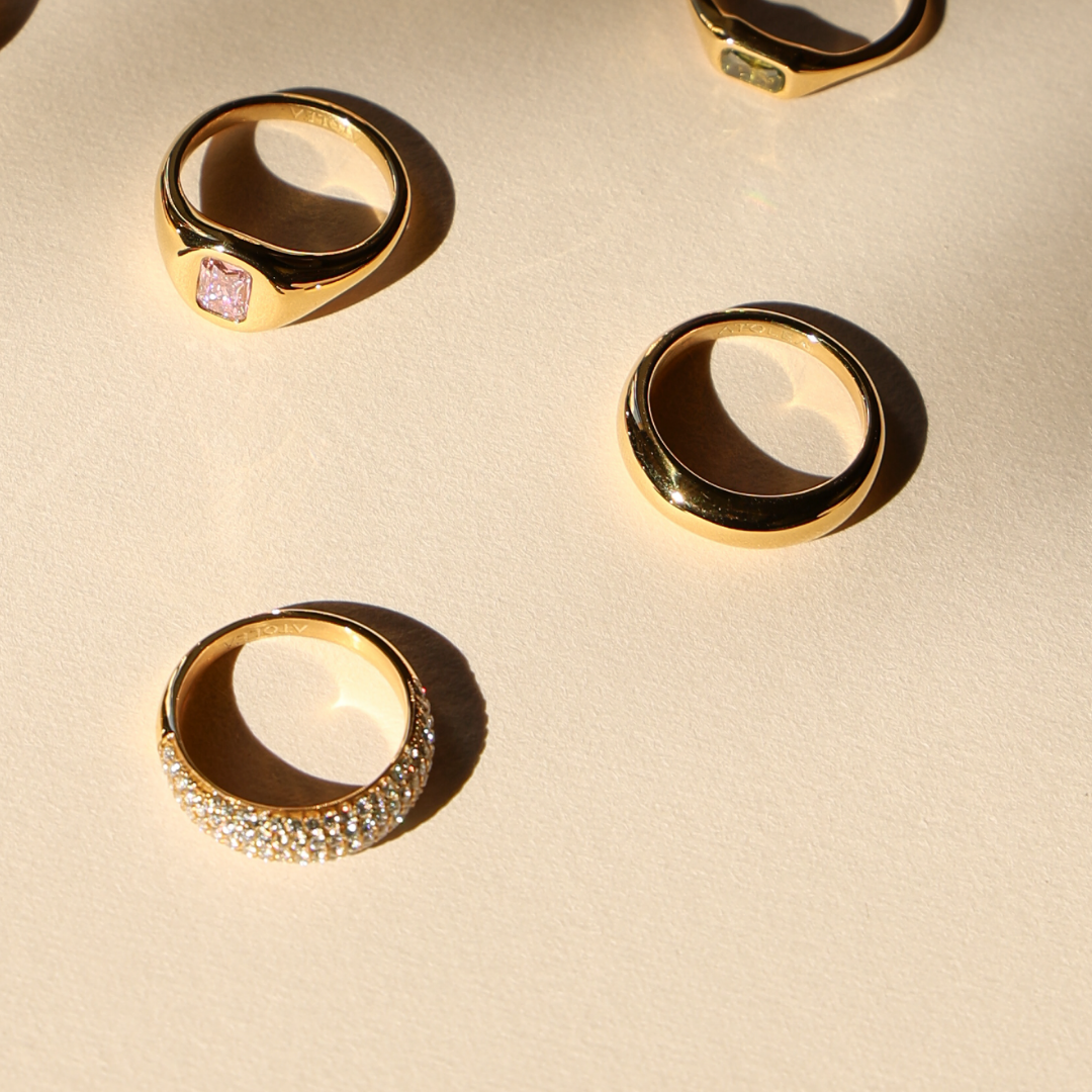 Day and Night Ring Set
