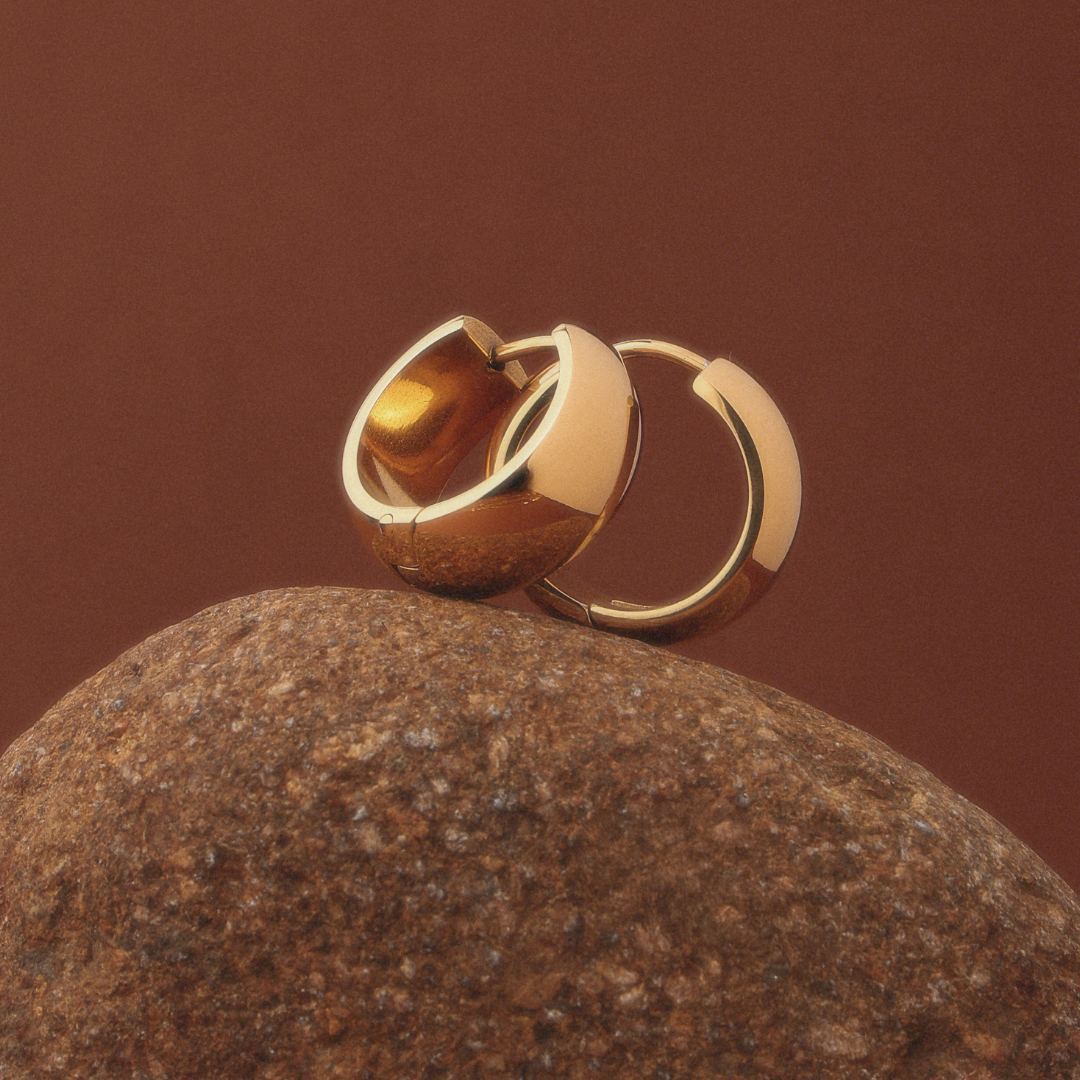 Everyday Gold Bold Hoops