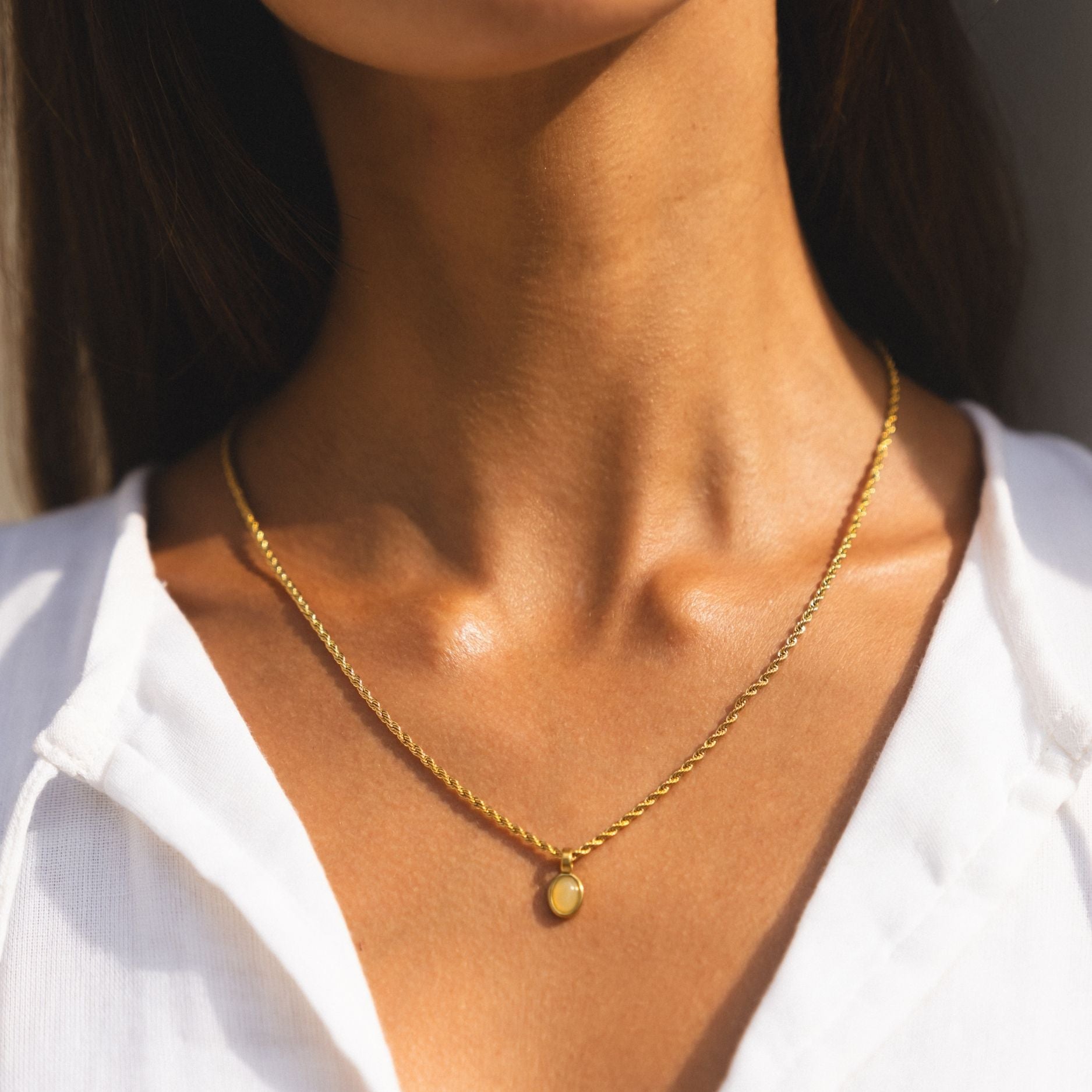 Gold Aventurine Necklace