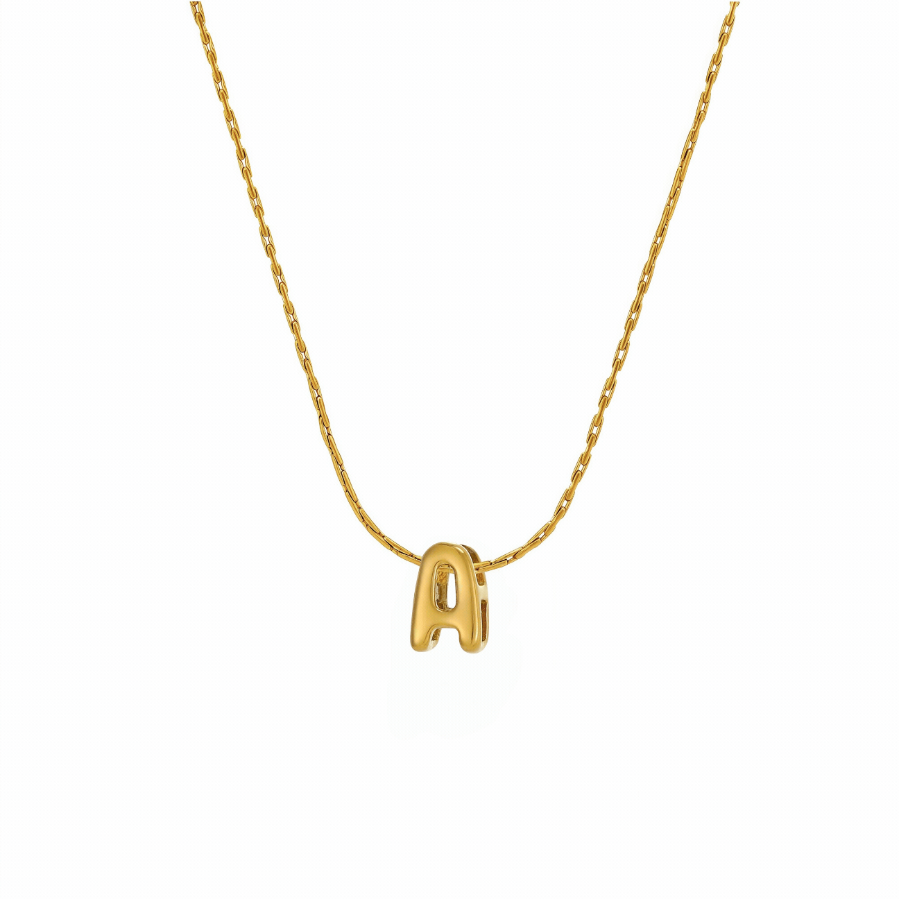 Gold Bubble Letters