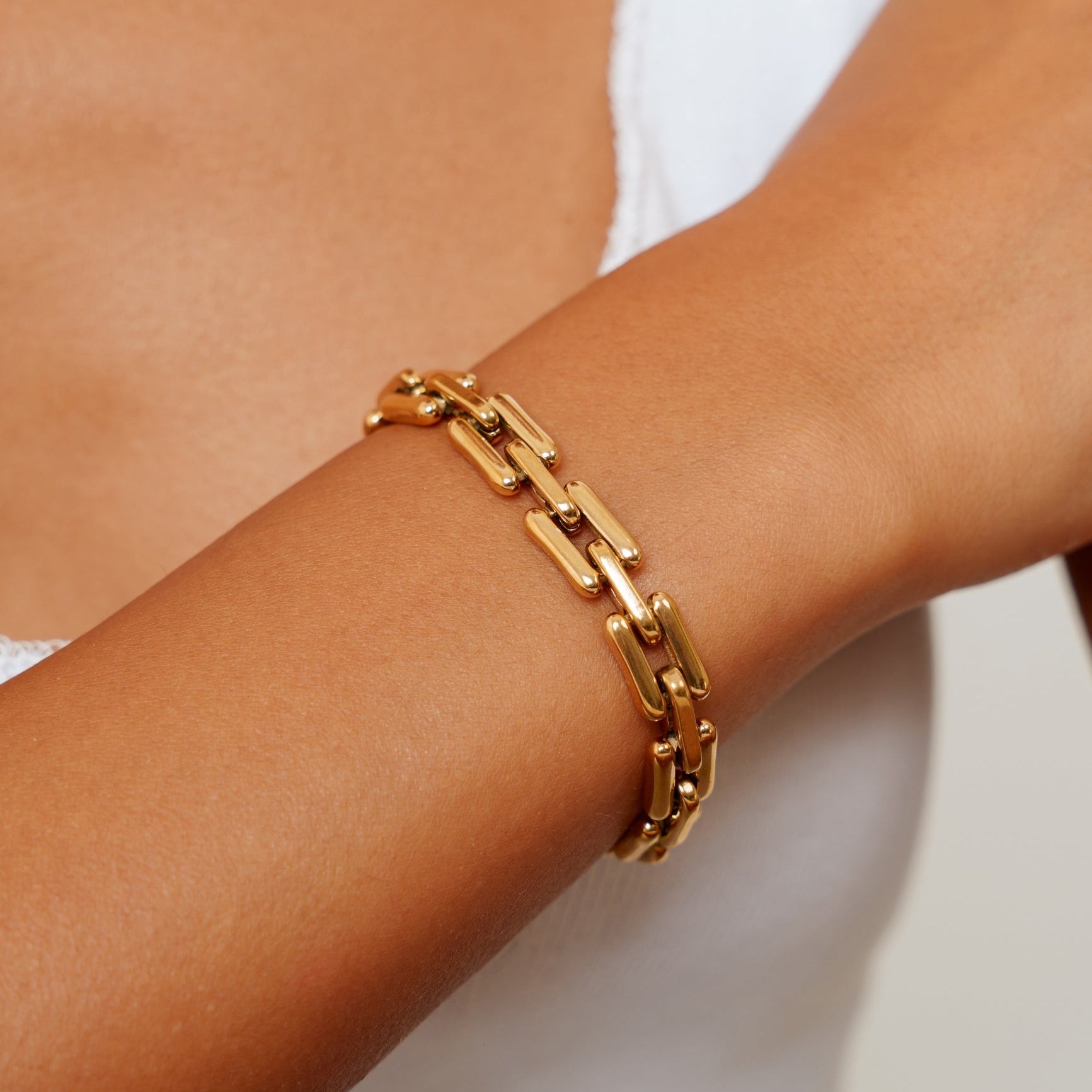 Gold Chunky Bracelet