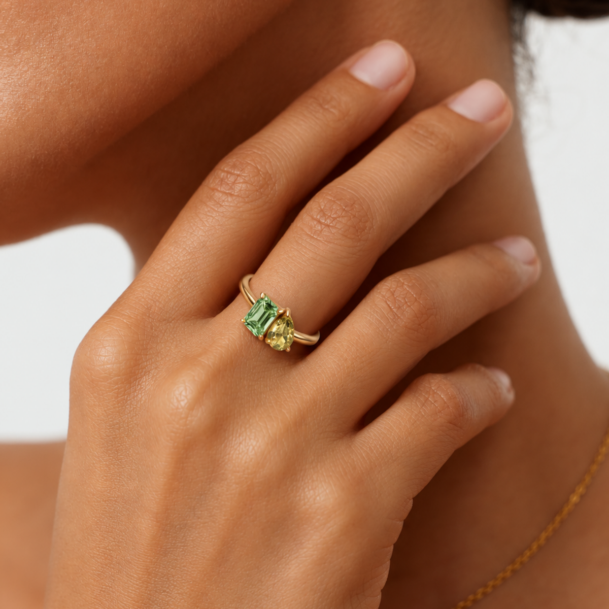 Gold Iris Ring